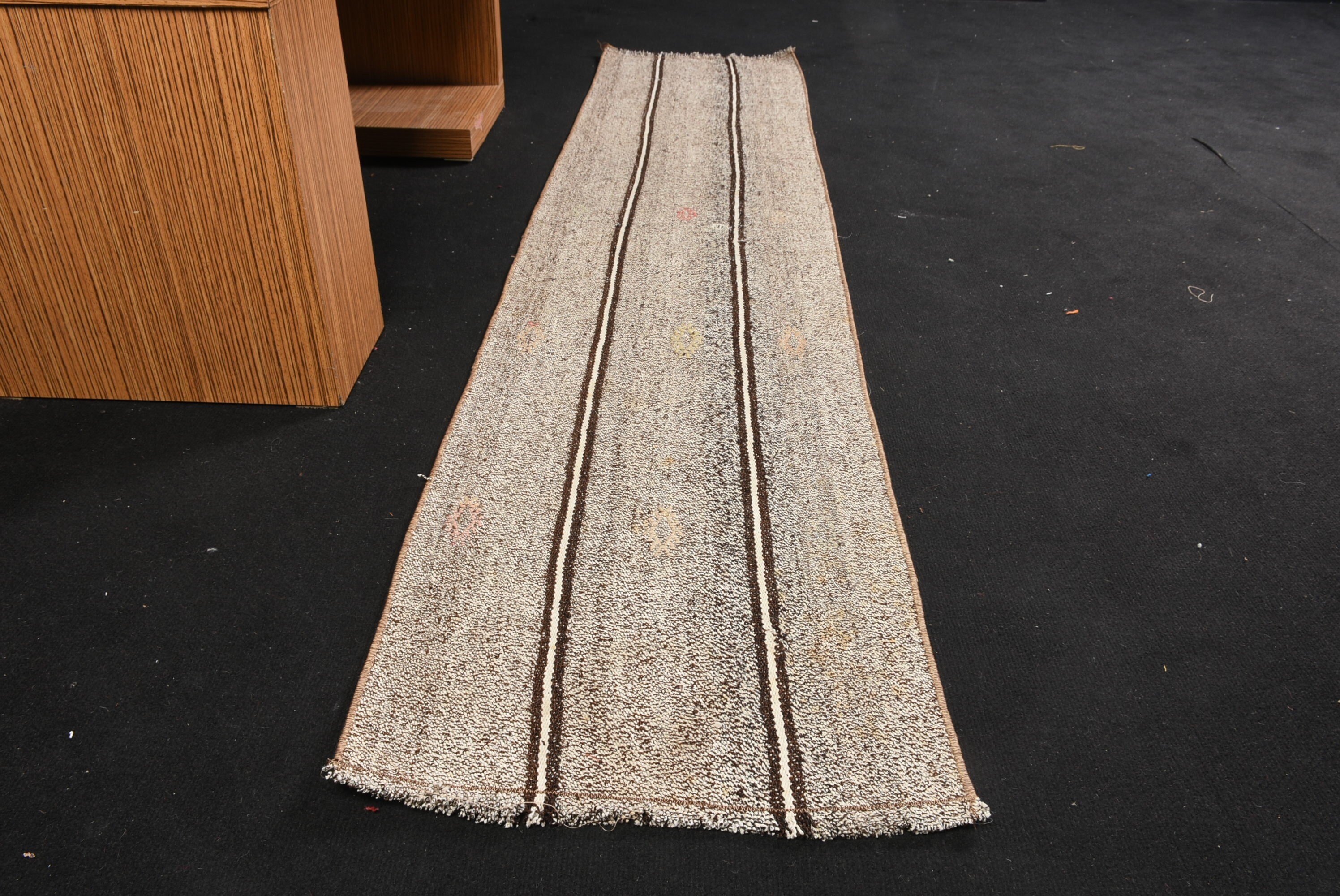 Koridor Kilim, Türk Kilim, Mutfak Kilim, 49x226 cm Yolluk Kilim, Koridor Kilim, Bej Yatak odası Kilim, Koridor Kilim, Uşak Kilim