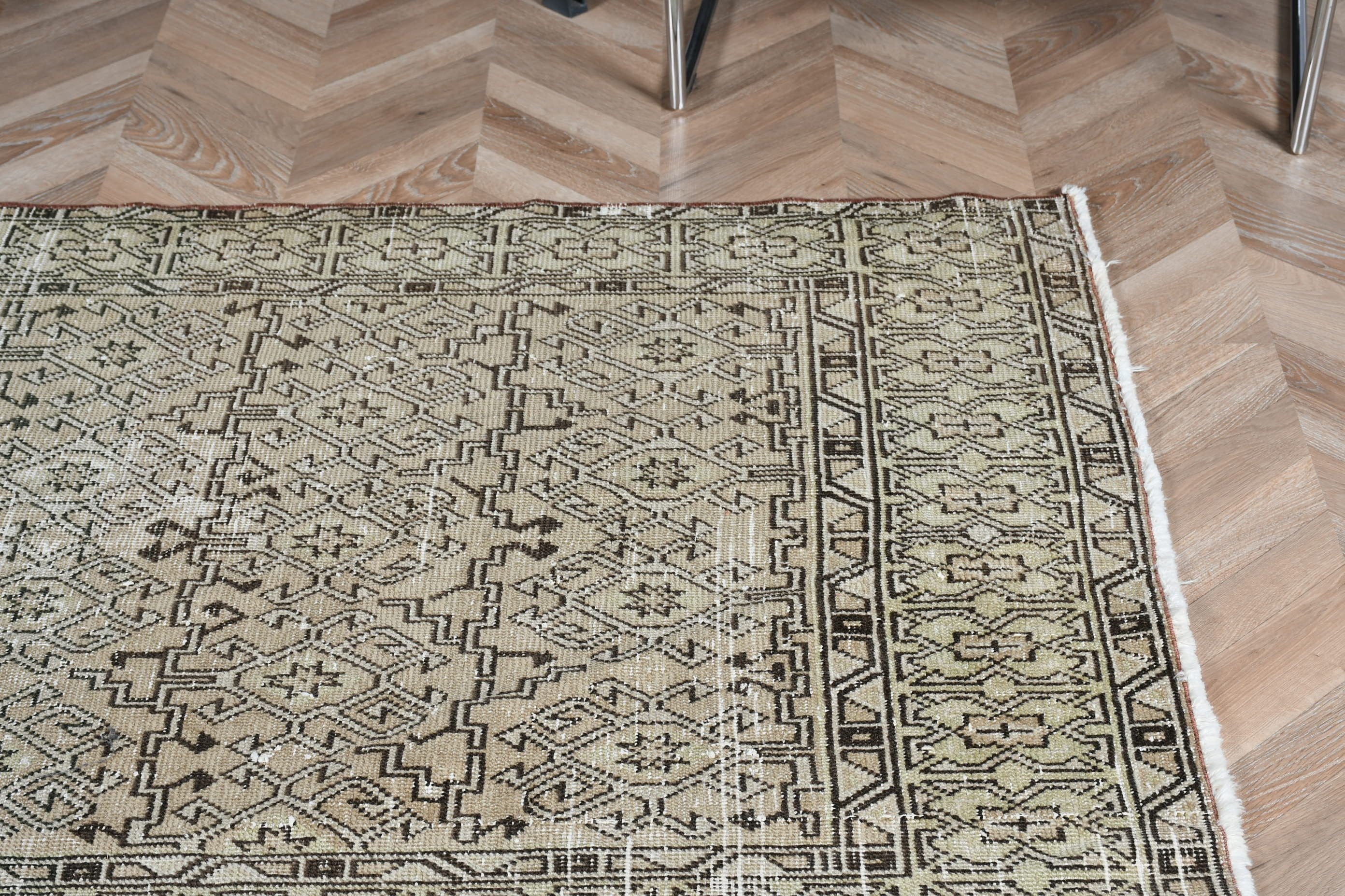 Bronze Floor Rugs, Turkish Rug, Vintage Rugs, Moroccan Rug, Pale Rugs, Nursery Rug, Bedroom Rugs, 3.7x5.8 ft Accent Rug