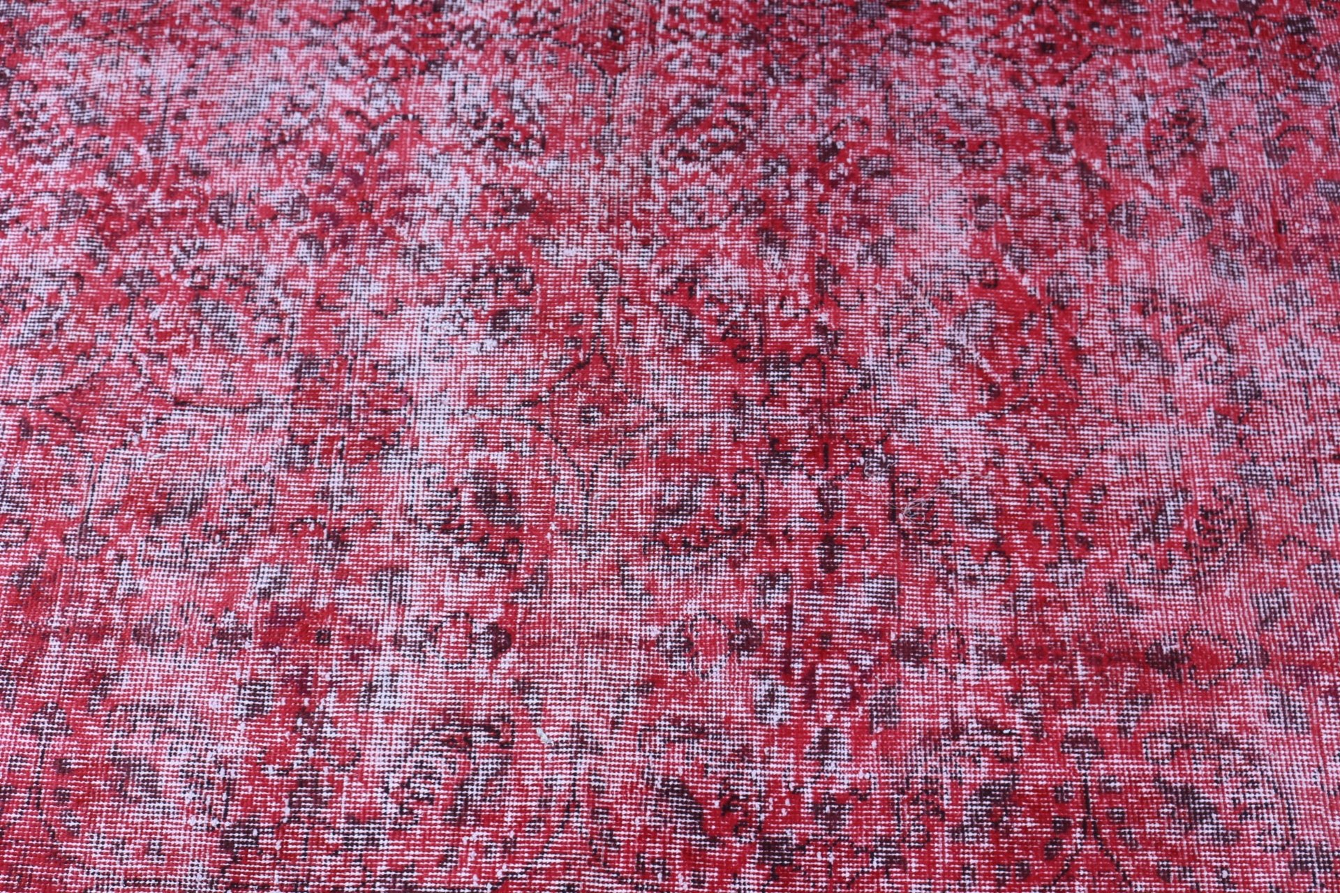 Living Room Rug, Bedroom Rug, Red Floor Rugs, Oushak Rug, Turkish Rug, 3.8x6.6 ft Area Rugs, Rugs for Indoor, Vintage Rugs, Designer Rug