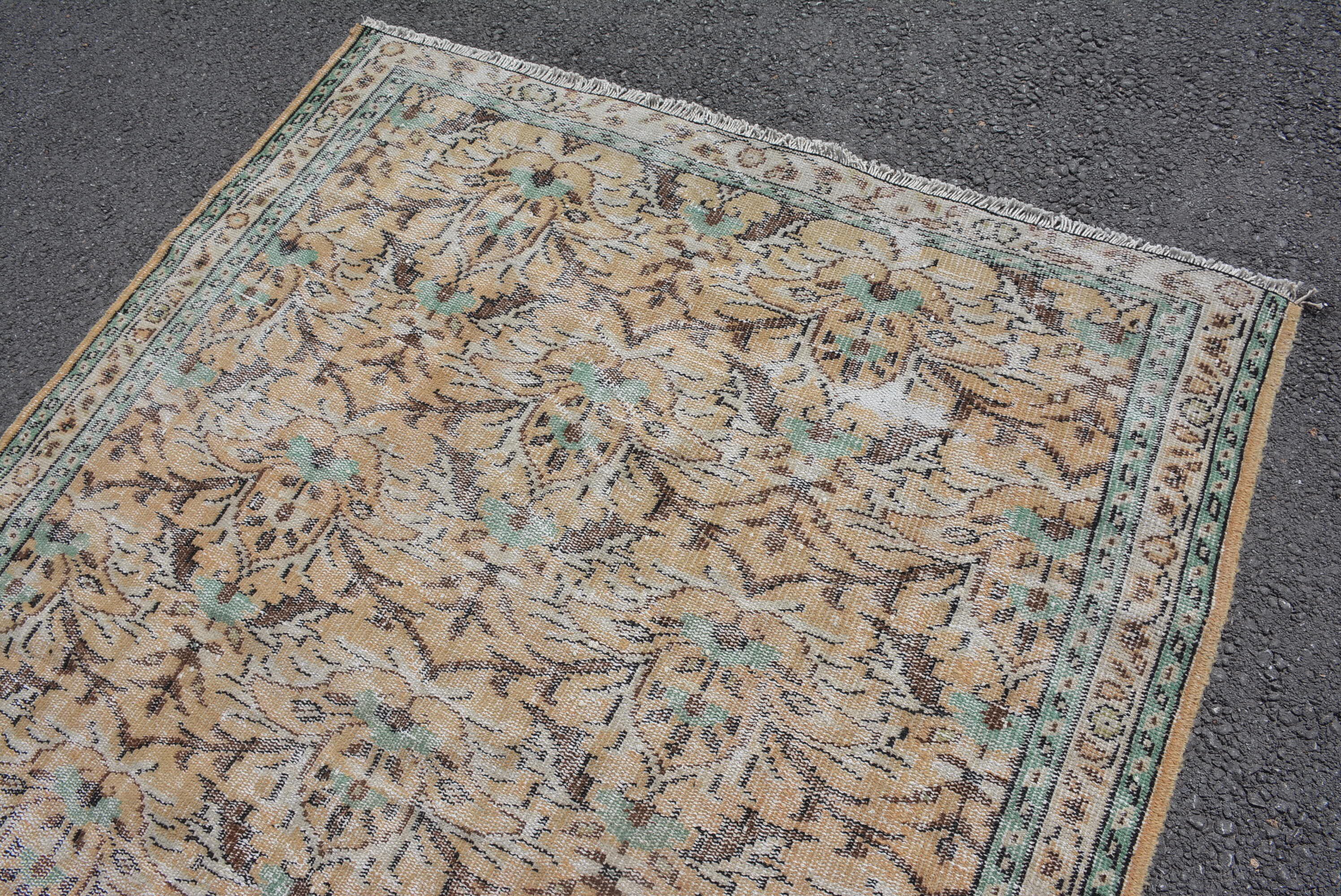 Living Room Rug, Nomadic Rug, Turkish Rug, 5.1x8.4 ft Large Rugs, Vintage Rug, Anatolian Rug, Kitchen Rugs, Salon Rug, Rugs for Salon