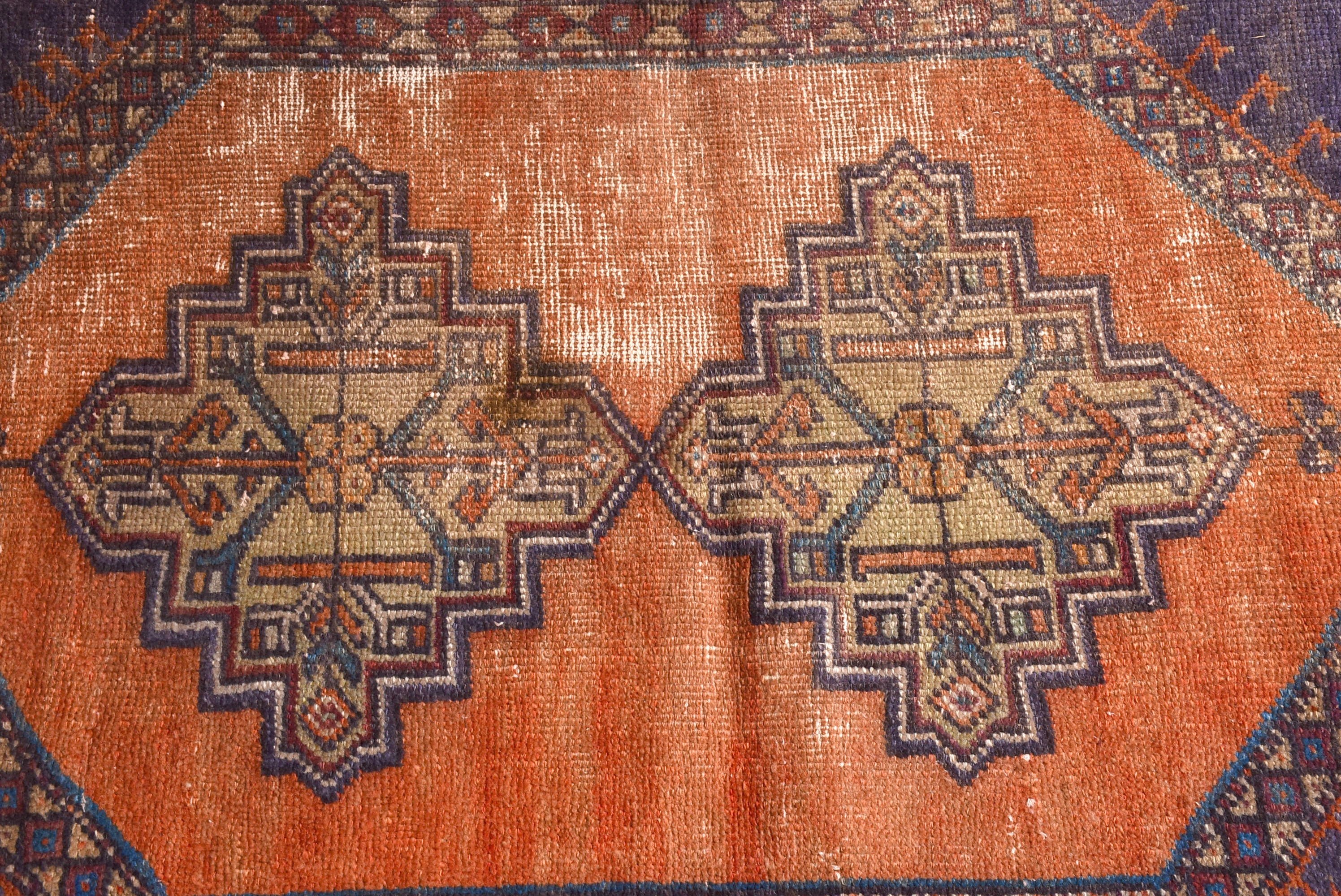 Anadolu Halısı, Mor Mutfak Halıları, Aztek Halısı, Boho Vurgulu Halı, Giriş Halısı, Vintage Halılar, Türk Halısı, Modern Halı, 3,4x5,2 ft Vurgulu Halılar