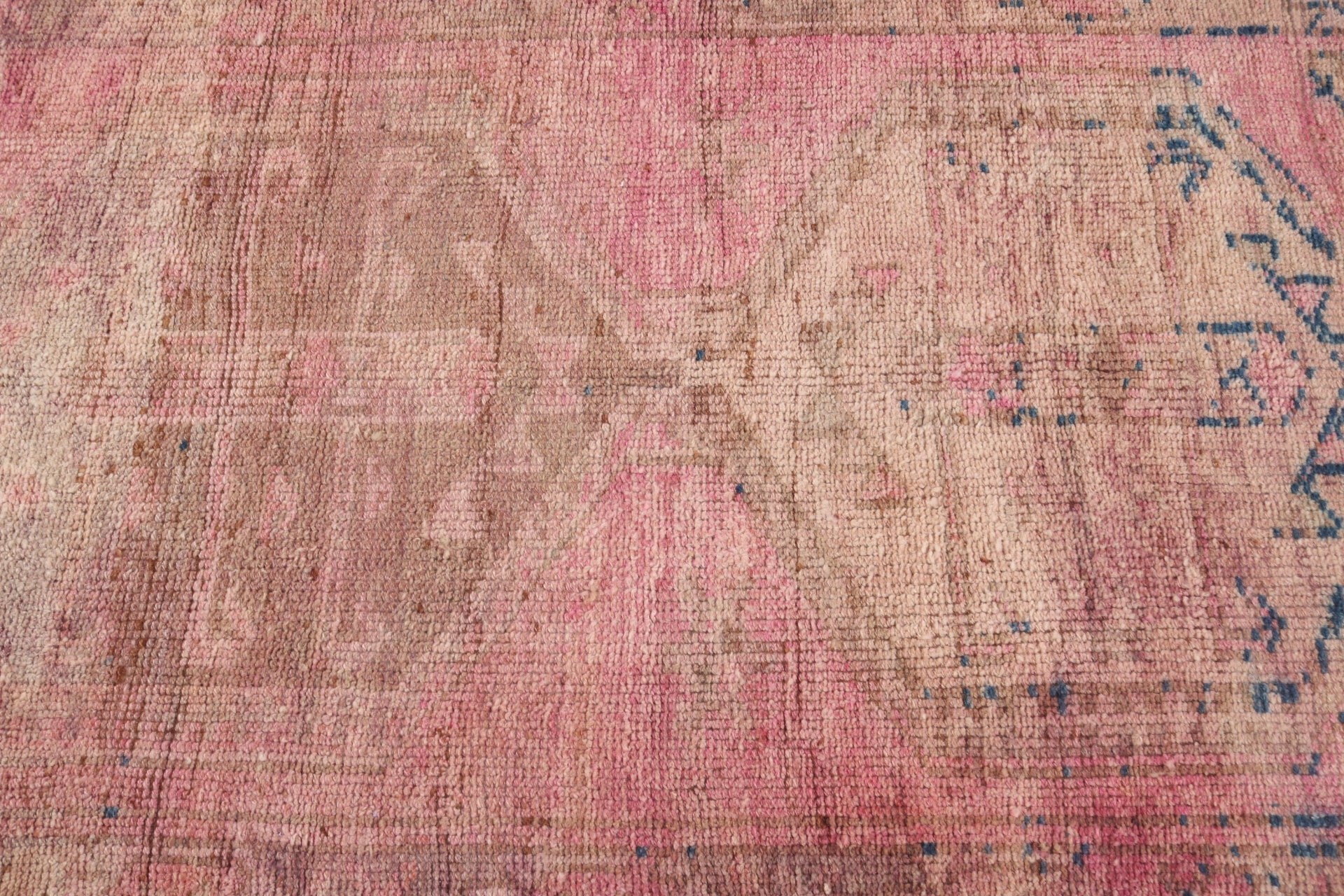 Hallway Rug, Oushak Rugs, Vintage Runner Rug, Vintage Rugs, Turkish Rug, Modern Rug, Tribal Rugs, 3.3x10.7 ft Runner Rugs, Pink Cool Rug