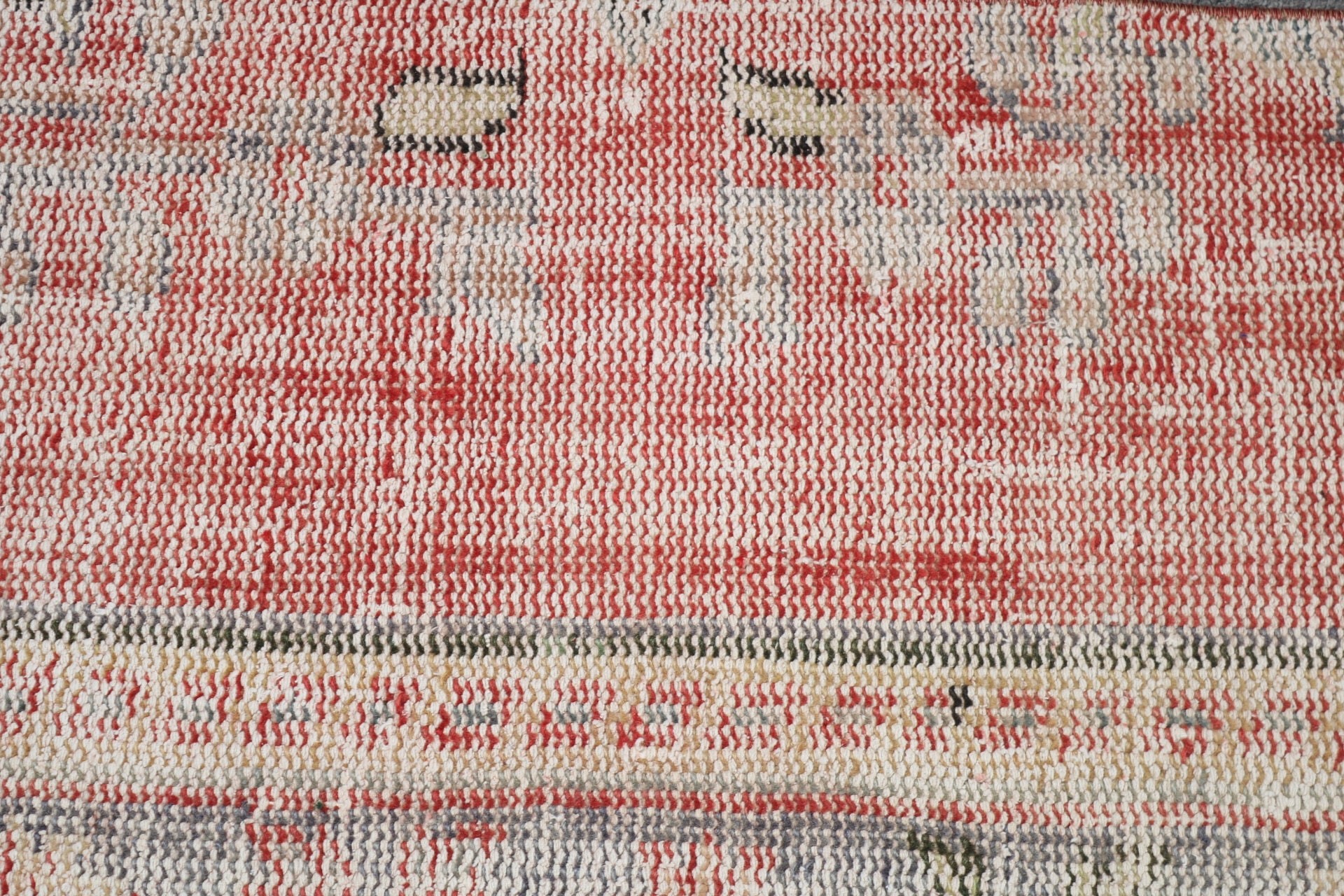 Kitchen Rug, Small Vintage Rugs, Turkish Rug, Vintage Rug, Anatolian Rug, 1.6x3.1 ft Small Rug, Wool Rug, Outdoor Rugs, Red Flatweave Rug