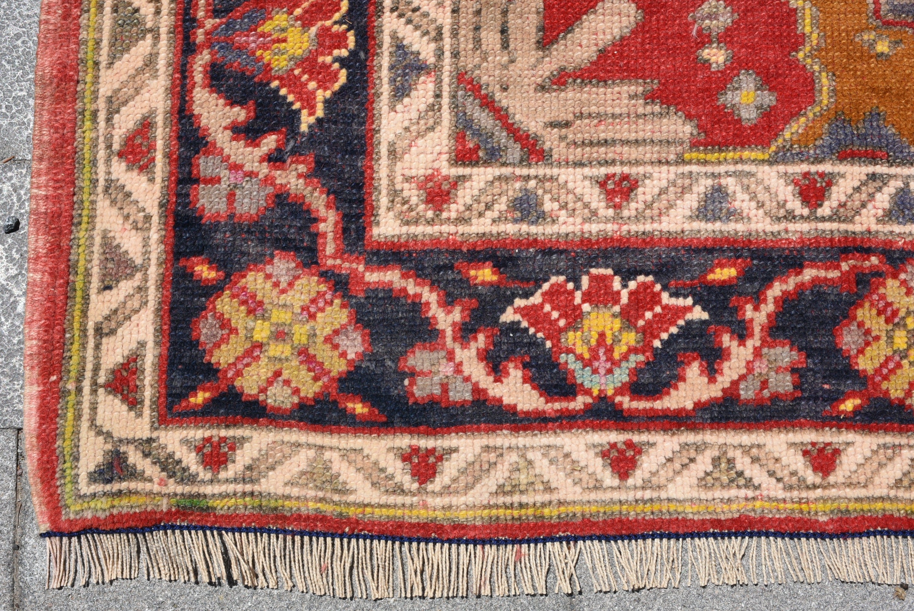 Wool Rug, Vintage Rugs, 5.1x11.5 ft Large Rug, Turkish Rug, Living Room Rugs, Dorm Rug, Red Home Decor Rug, Anatolian Rugs, Dining Room Rug