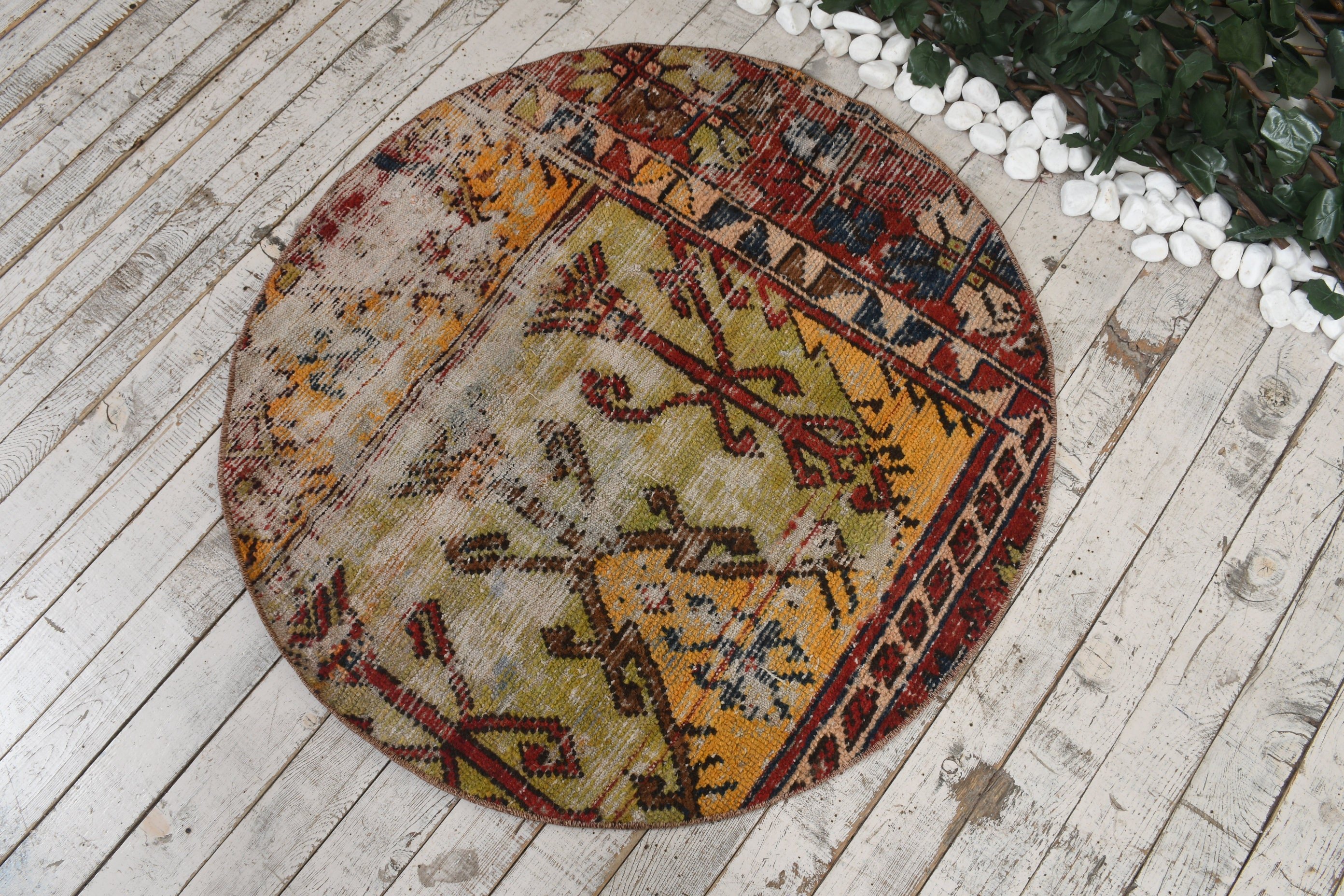 Home Decor Rugs, Rugs for Kitchen, Bath Rug, Bath Mat Cute Rug, Car Mat Rug, Cool Rug, Turkish Rugs, Vintage Rugs, 3.2x3.2 ft Small Rugs