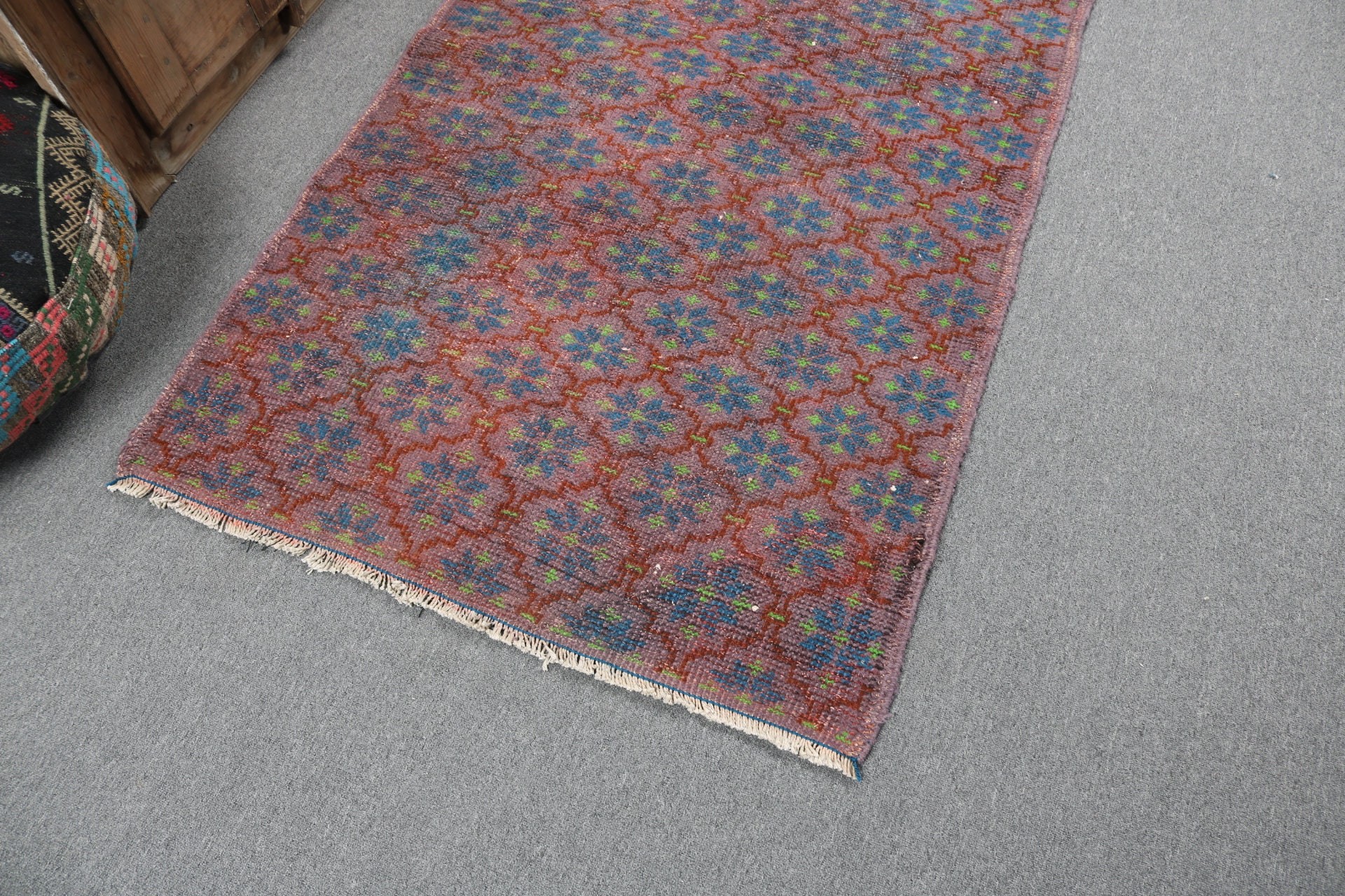 Vintage Rugs, Turkish Rug, Artistic Rugs, Entry Rugs, Cool Rugs, 3.3x6.3 ft Accent Rug, Nursery Rug, Statement Rugs, Purple Bedroom Rugs