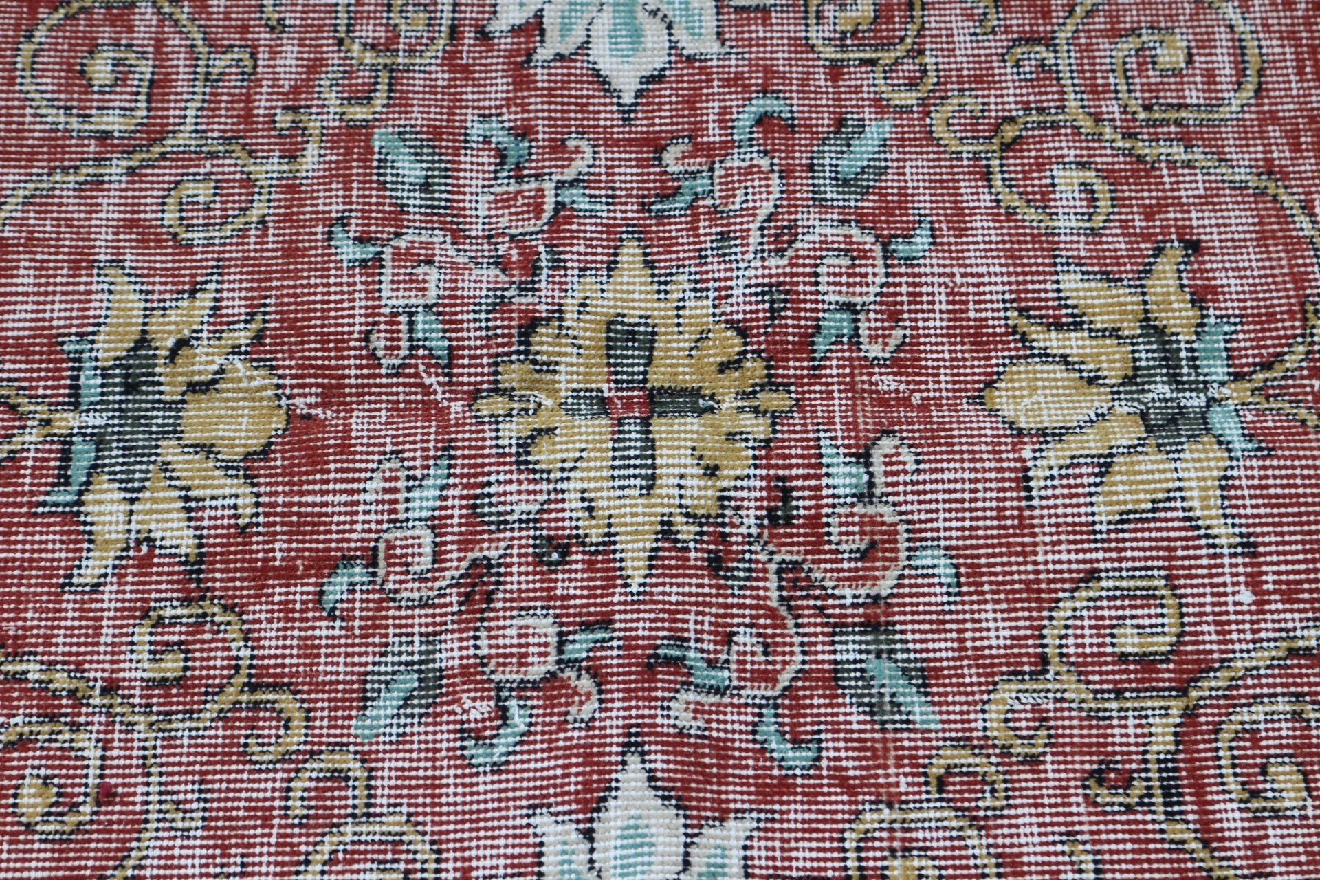 Turkish Rugs, Vintage Rugs, 5.1x8.2 ft Large Rug, Oushak Rug, Orange Wool Rug, Living Room Rugs, Floor Rug, Bedroom Rug, Decorative Rugs