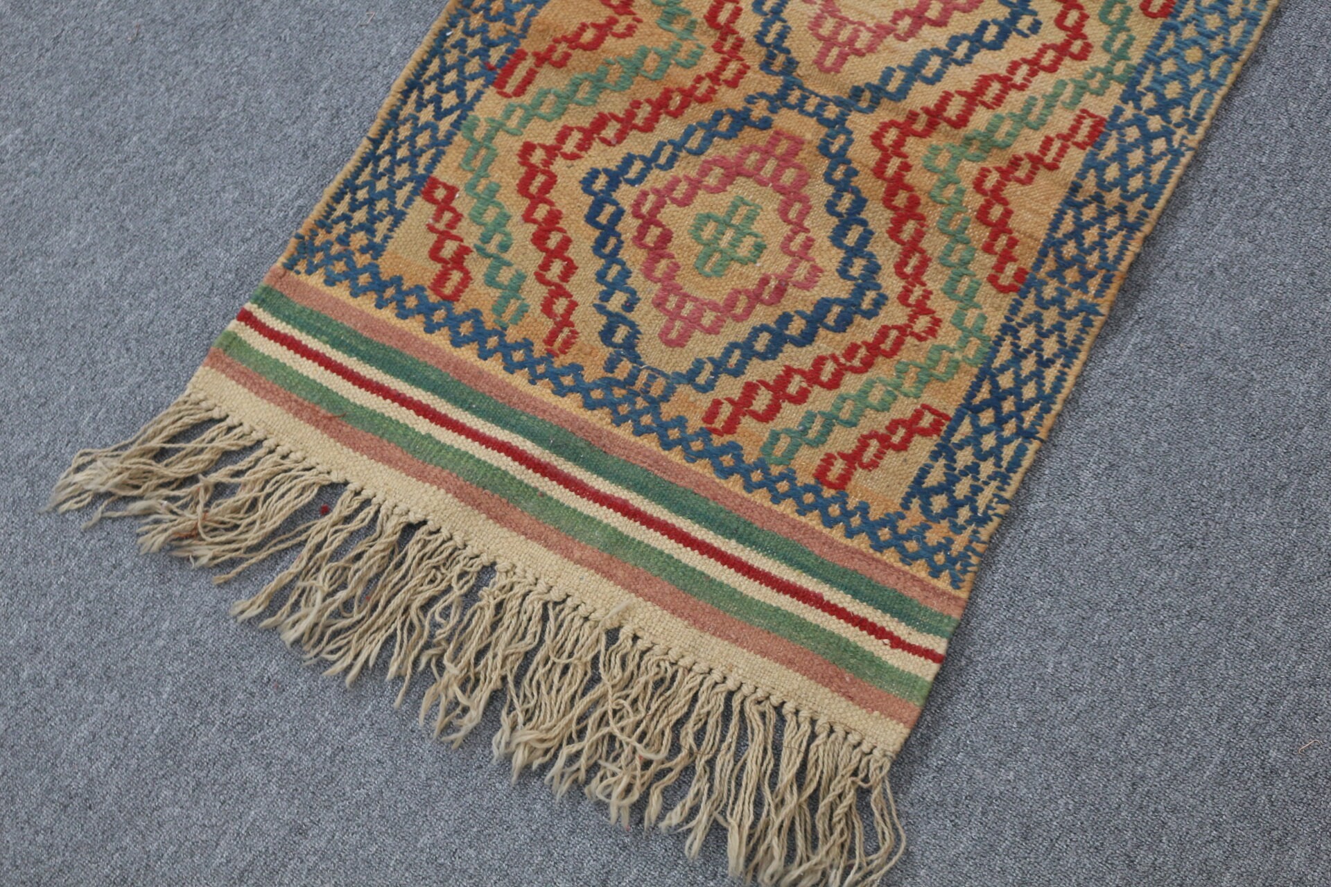 Kapı Paspası Halıları, Türk Halıları, Kilim, Giriş Halısı, 1,9x3 ft Küçük Halılar, Banyo Halısı, Mutfak Halıları, Kahverengi Soğuk Halı, Oushak Halıları, Vintage Halı