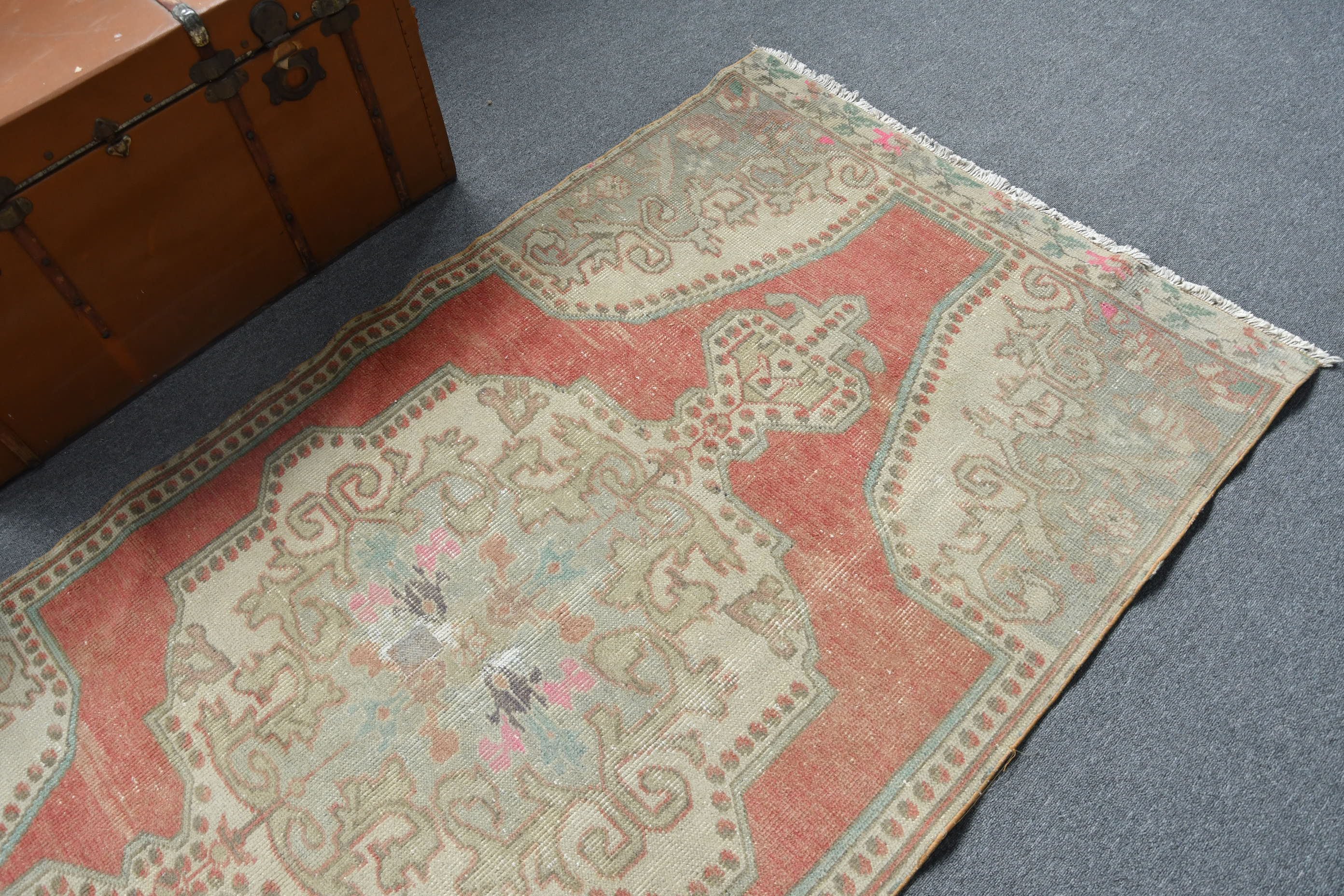 Kitchen Rugs, Bedroom Rug, Vintage Rug, Vintage Decor Rug, Turkish Rugs, Colorful Rug, Cool Rug, 3.8x7.5 ft Area Rug, Rugs for Nursery