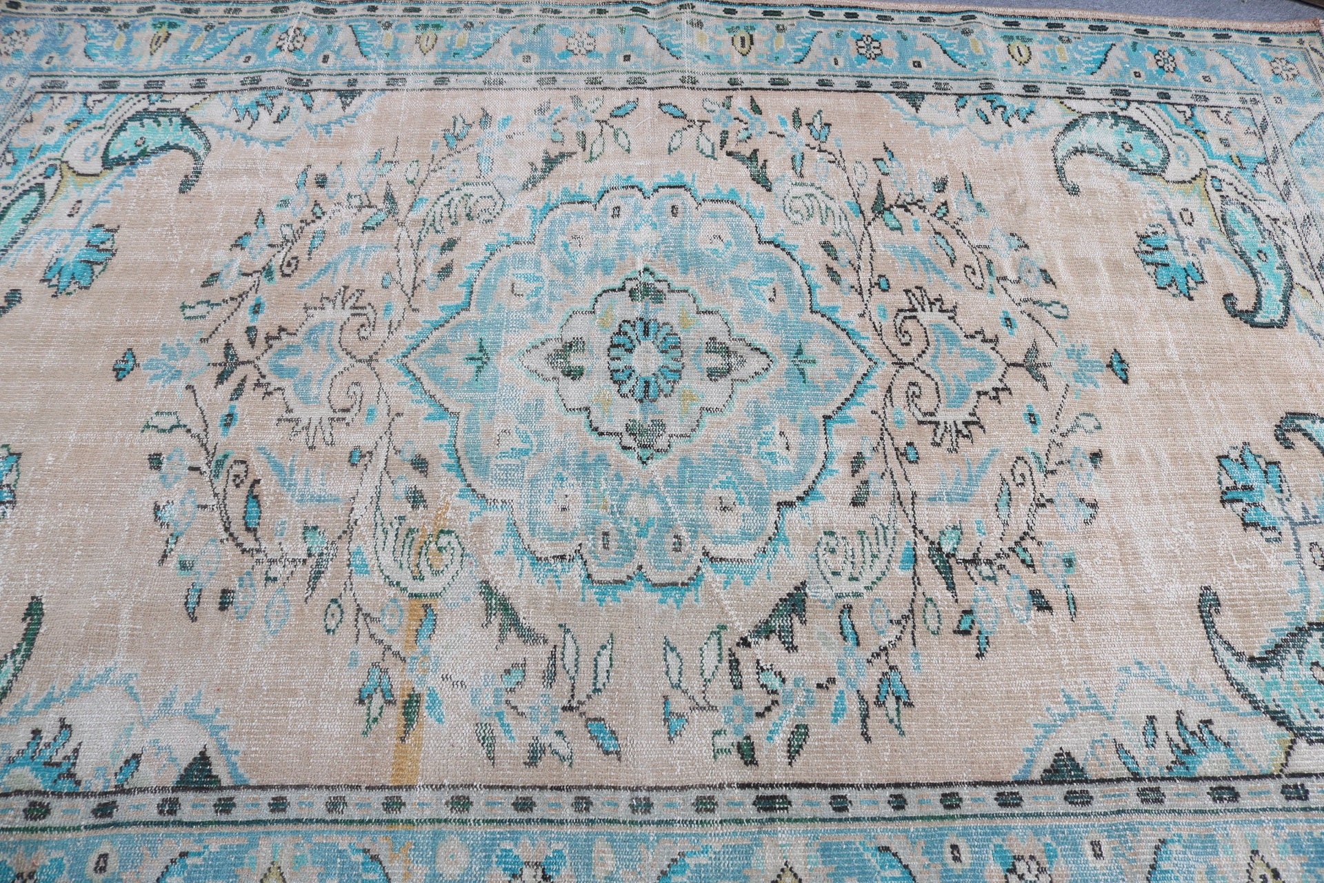 Turkish Rug, Dining Room Rugs, Brown Bedroom Rug, Oriental Rugs, 6.2x8.6 ft Large Rug, Salon Rug, Vintage Rug, Modern Rugs, Home Decor Rug