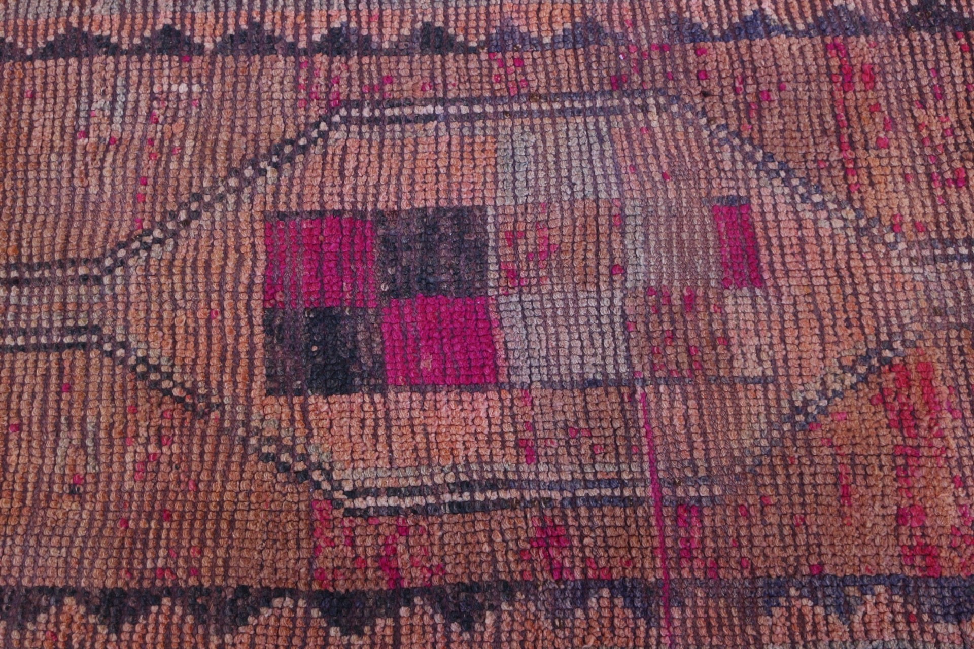 Orange Antique Rugs, Corridor Rugs, Vintage Rug, Bedroom Rugs, Rugs for Hallway, Turkish Rug, Anatolian Rug, 2.6x9.1 ft Runner Rugs