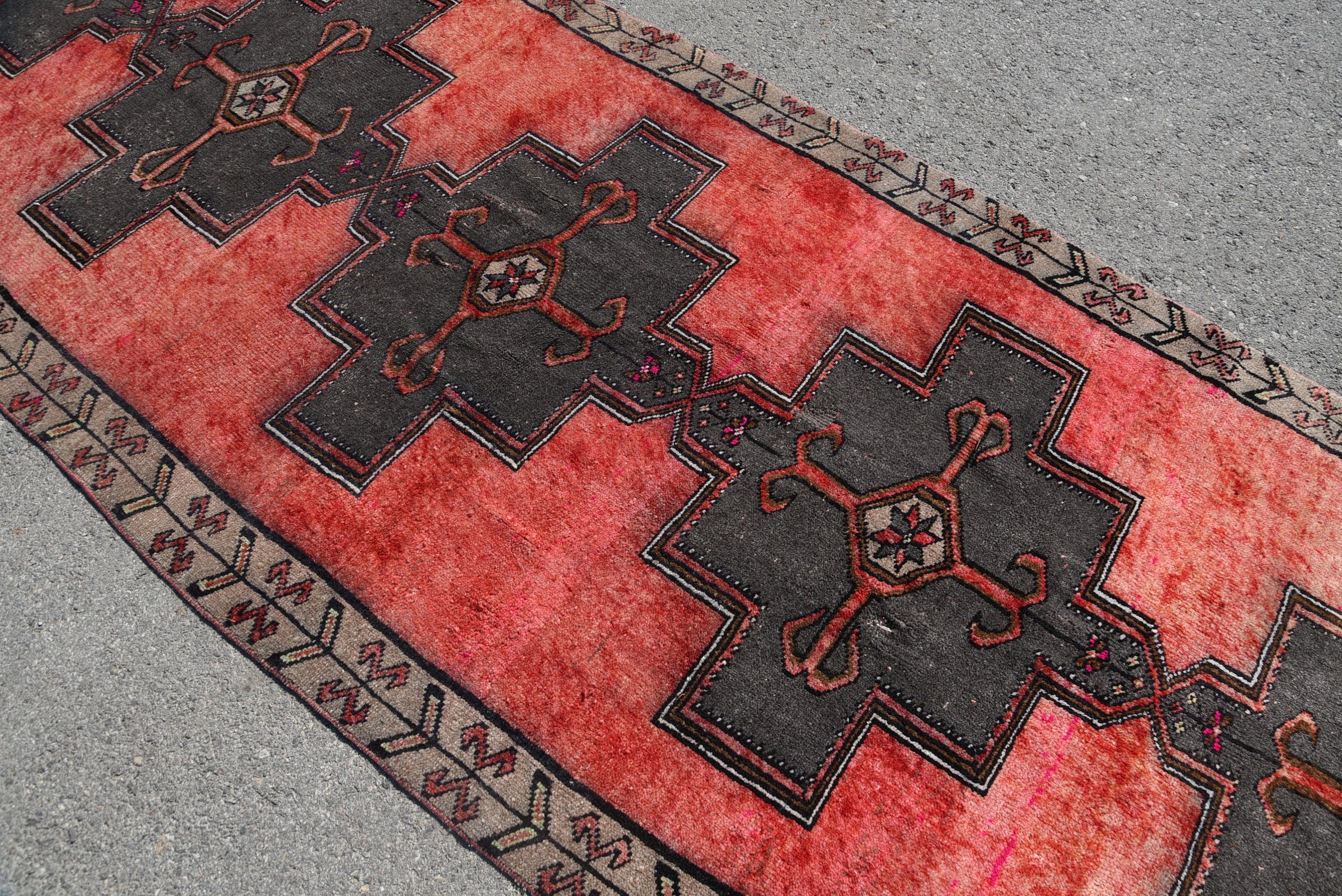 Etnik Halı, Vintage Halı, 4.5x12.3 ft Runner Halı, Boho Halı Runner Halıları, Yer Halısı, Merdiven Halısı, Koridor Halıları, Türk Halısı, Ev Dekorasyonu Halısı