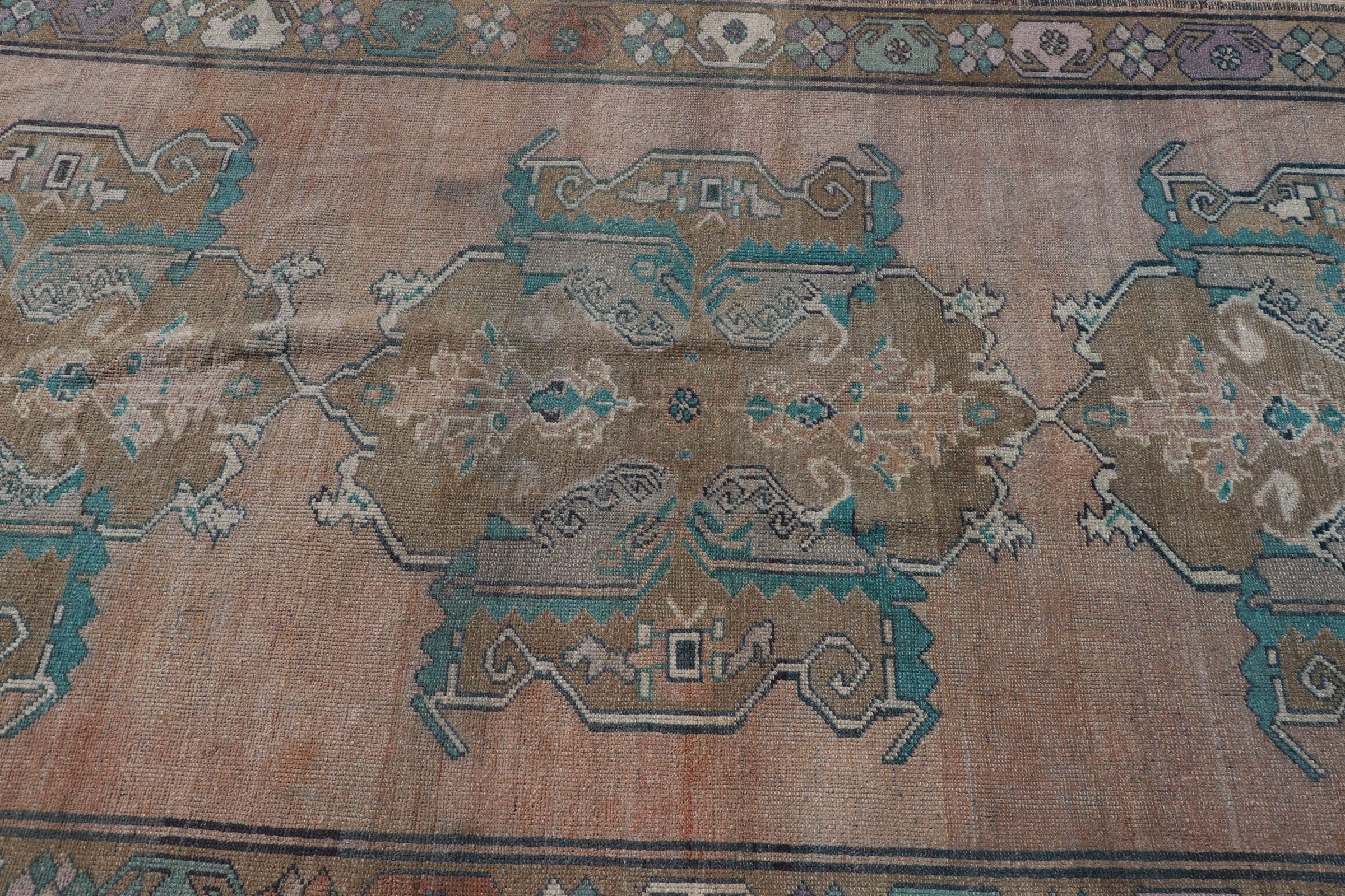 Soluk Halı, Türk Halısı, Anadolu Halıları, Harika Halılar, 4,9x12,5 ft Runner Halıları, Mutfak Halısı, Merdiven Halıları, Vintage Halılar, Yeşil Ev Dekorasyonu Halısı