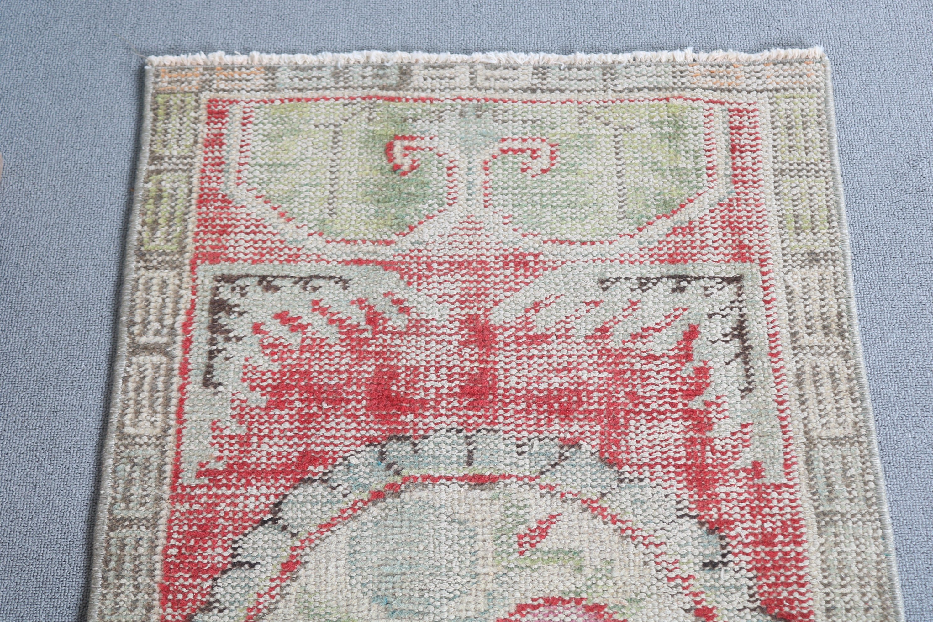 Entry Rugs, Wall Hanging Rug, Kitchen Rugs, 2.1x3.2 ft Small Rug, Green Kitchen Rugs, Vintage Rugs, Turkish Rugs, Floor Rugs, Organic Rug