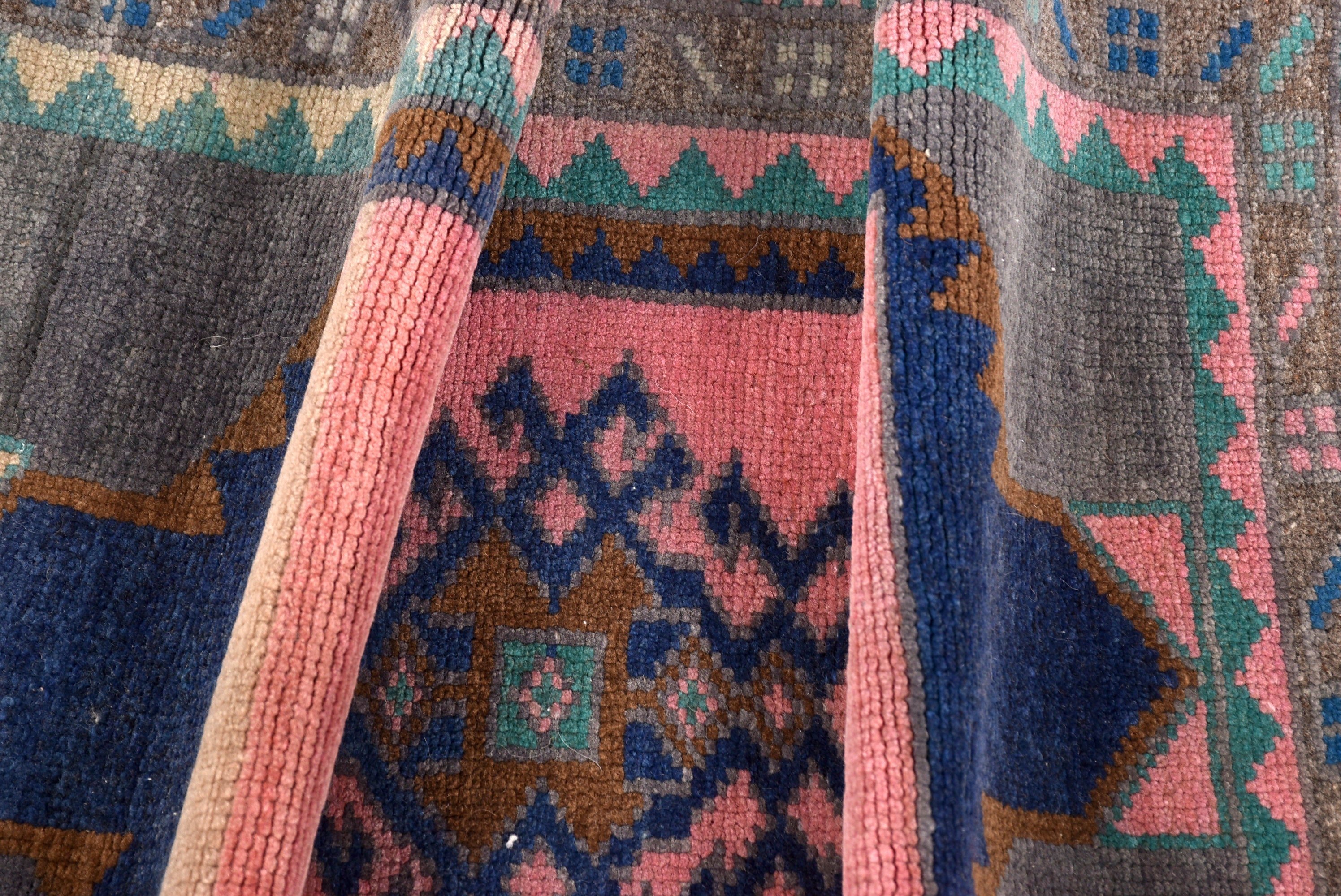 Vintage Rug, Turkish Rug, Bedroom Rugs, Rugs for Nursery, Small Boho Rug, Aztec Rug, 1.5x2.5 ft Small Rug, Modern Rug, Pink Boho Rug