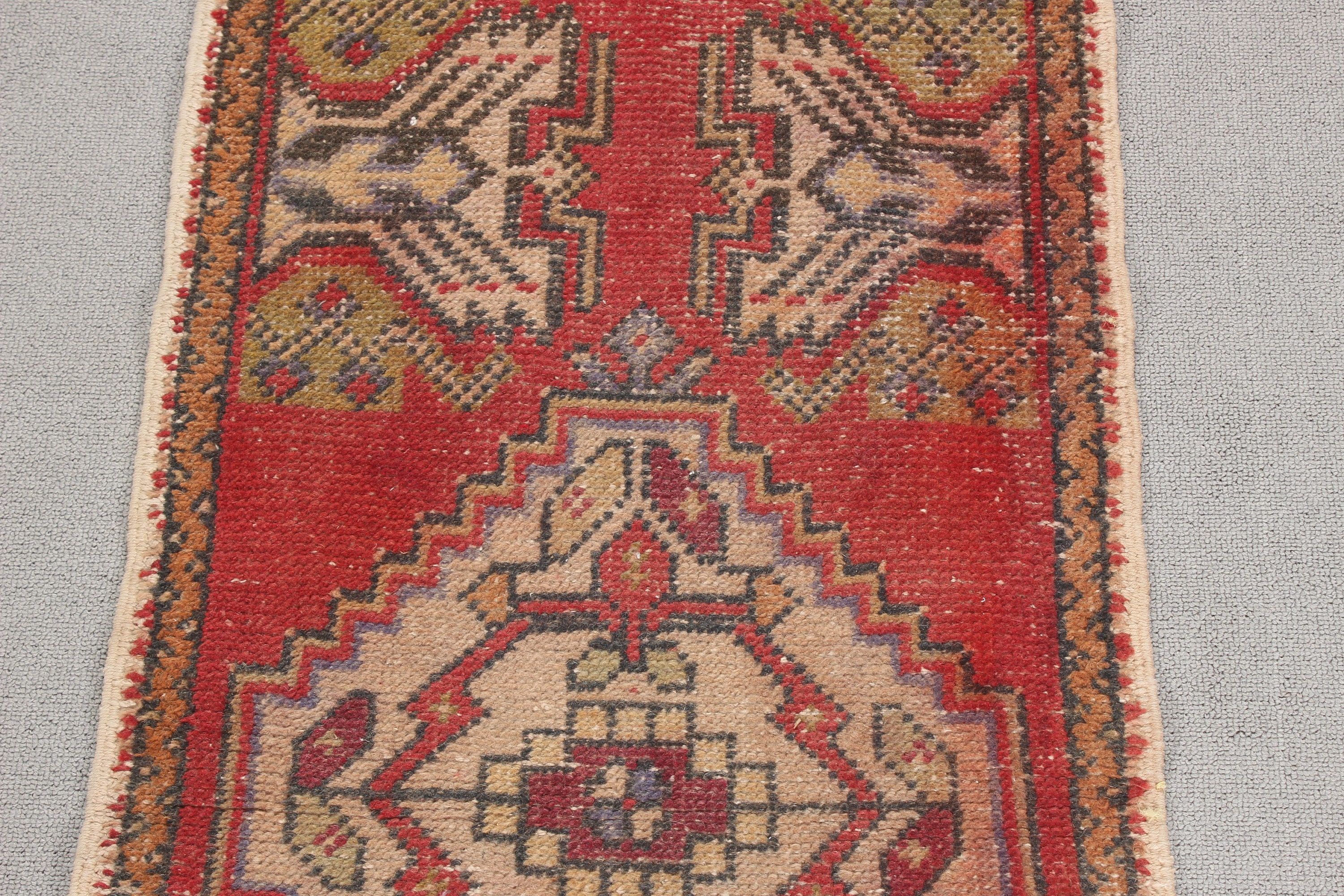 Küçük Alan Halısı, Banyo Halısı, Lüks Halı, Banyo Halıları, 1,6x3,1 ft Küçük Halılar, Geometrik Halı, Siyah Mutfak Halısı, Türk Halısı, Vintage Halı