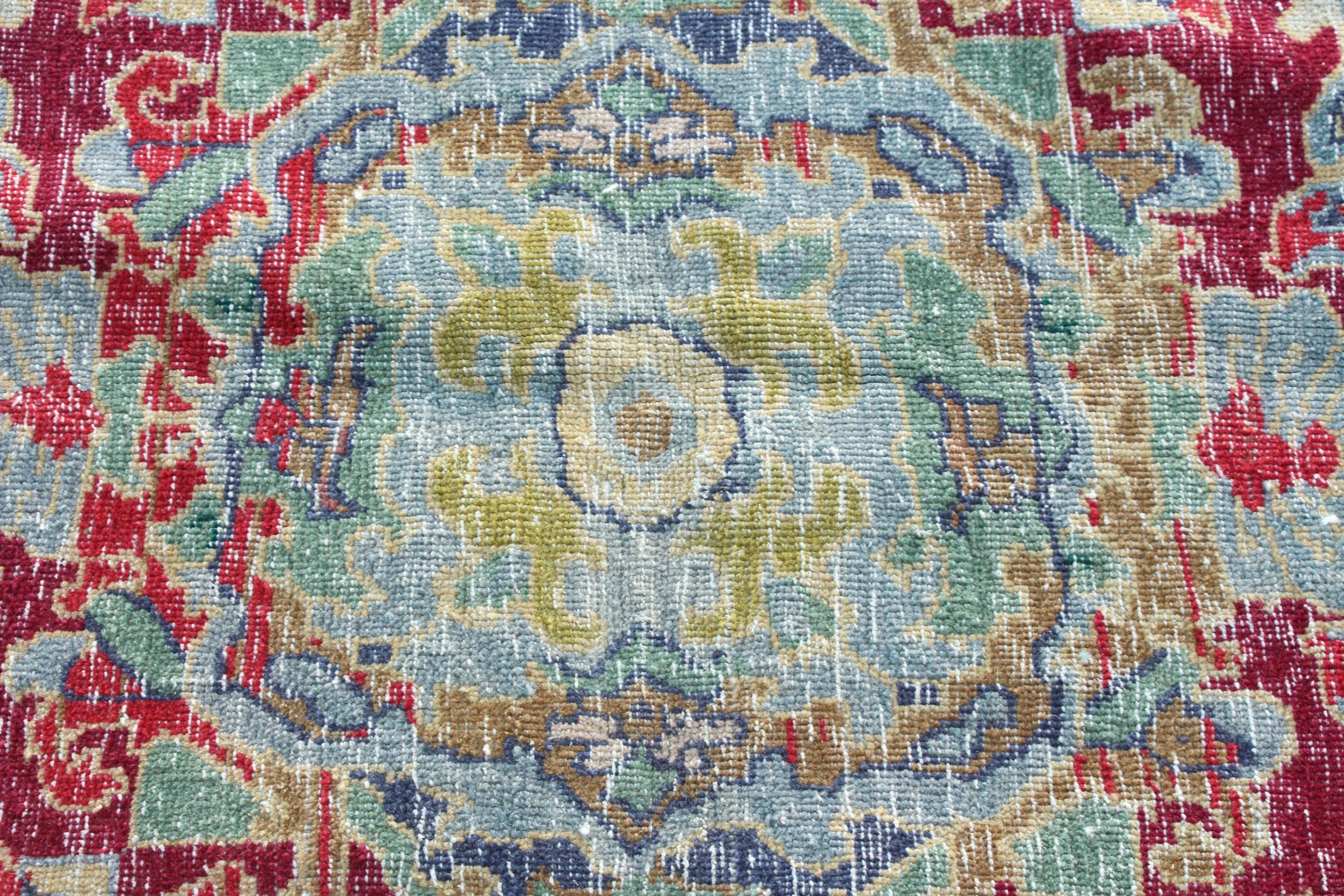 Blue Anatolian Rugs, Anatolian Rugs, Salon Rugs, 8x8.9 ft Oversize Rug, Vintage Rug, Turkish Rug, Luxury Rugs, Office Rugs, Dining Room Rug