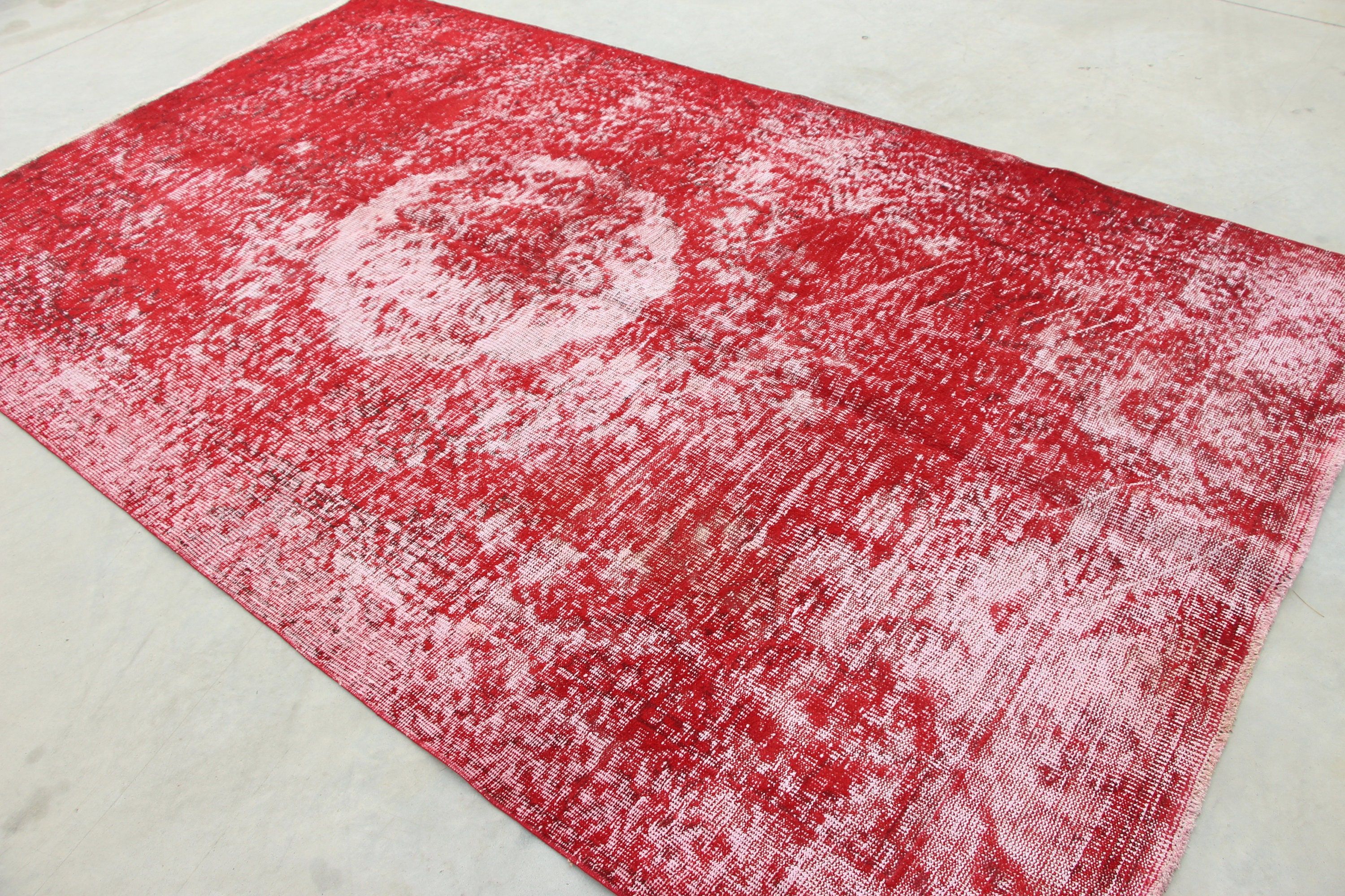 5.8x9.6 ft Large Rugs, Rugs for Salon, Salon Rug, Cool Rugs, Red Floor Rug, Dining Room Rug, Turkish Rugs, Vintage Rug