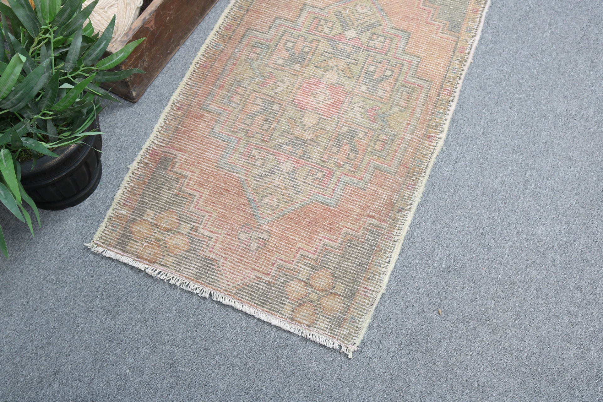 Office Rug, Bathroom Rugs, Door Mat Rugs, Modern Rugs, Green  1.6x3 ft Small Rugs, Turkish Rugs, Vintage Rugs, Flatweave Rugs