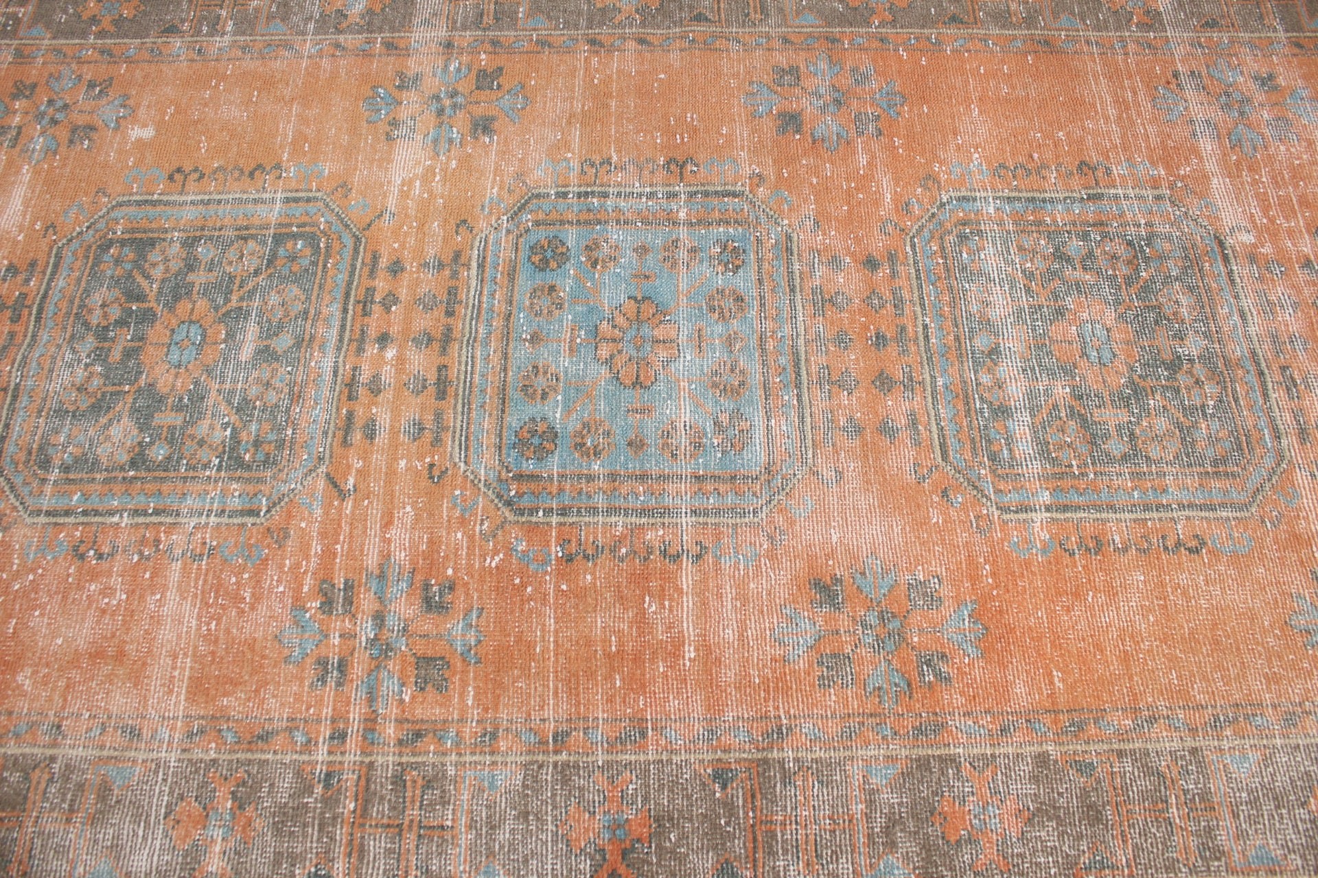 Home Decor Rug, Tribal Rug, Turkish Rug, 4.7x10.9 ft Large Rug, Bedroom Rug, Vintage Rug, Anatolian Rug, Dining Room Rug, Orange Cool Rugs