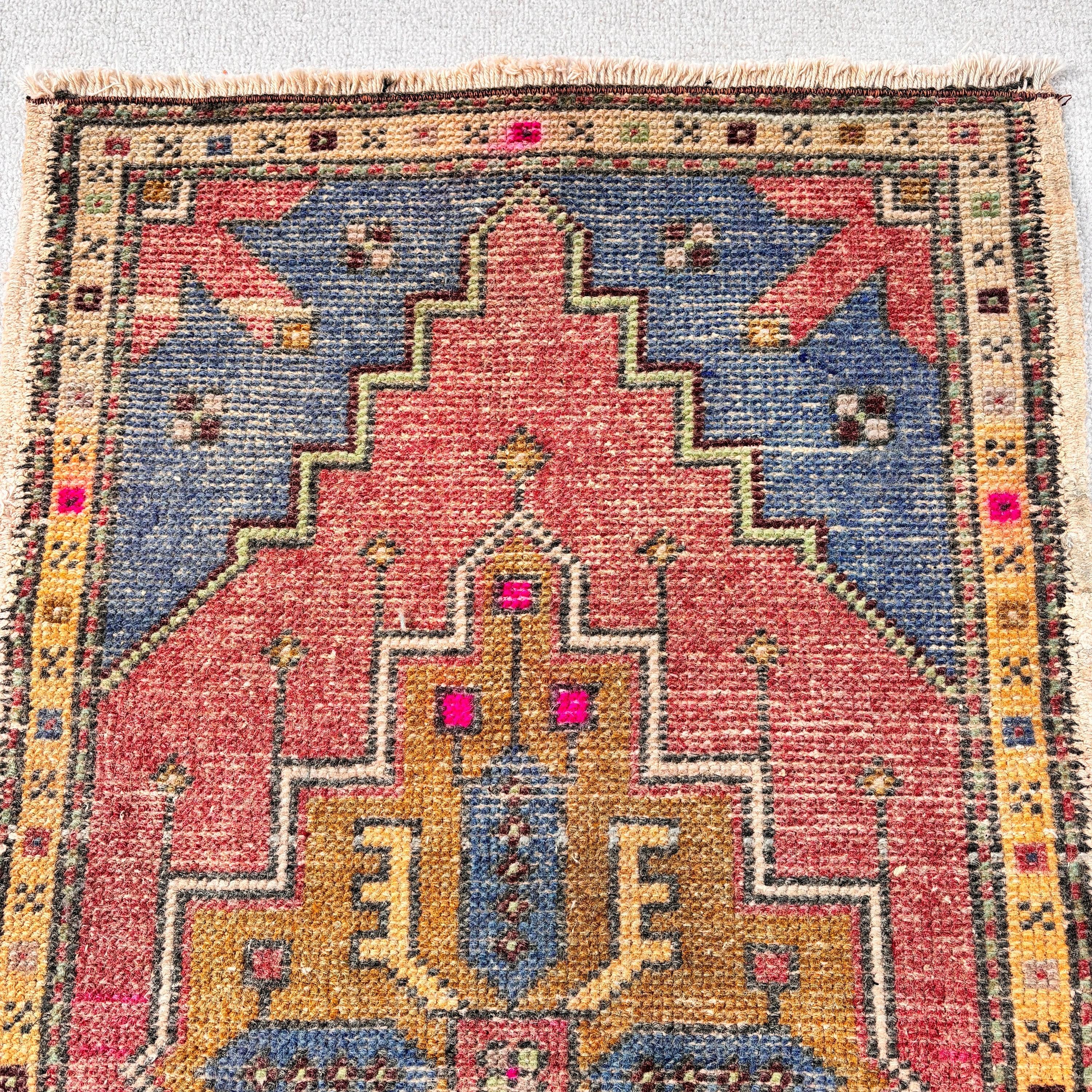 Bedroom Rug, Rugs for Nursery, Red Oriental Rugs, Floor Rugs, Vintage Rugs, Bath Rug, Turkish Rugs, Moroccan Rug, 1.8x3.2 ft Small Rugs