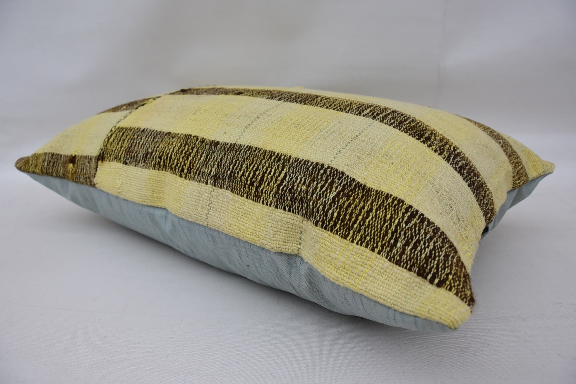 Kilim Cushion Sham, Seat Cushion Case, Antique Pillows, Turkish Kilim Pillow, Oriental Pillow, 16"x24" Beige Cushion Case