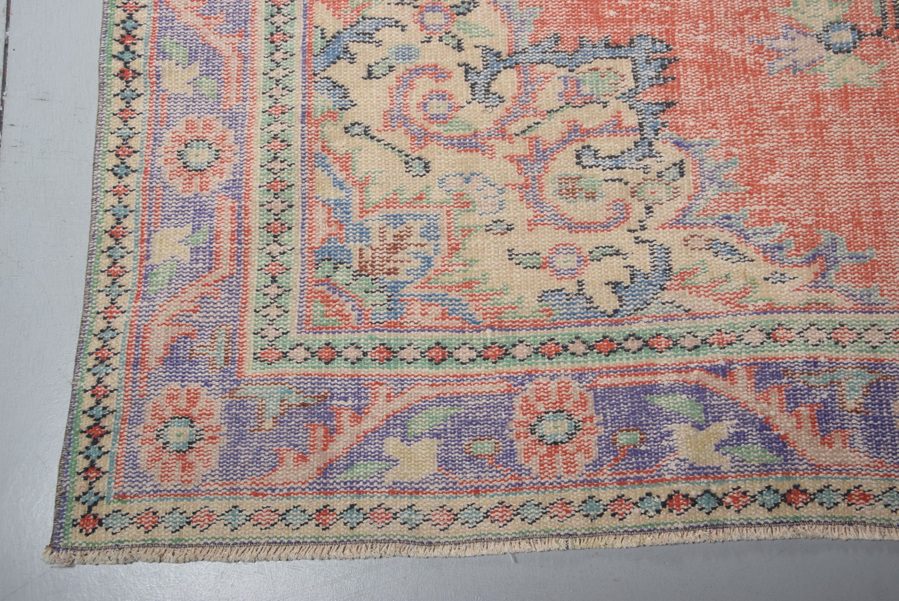 Orange Bedroom Rugs, Saloon Rugs, Cool Rugs, 6.7x11 ft Oversize Rugs, Dorm Rug, Moroccan Rugs, Vintage Rugs, Turkish Rug, Living Room Rugs