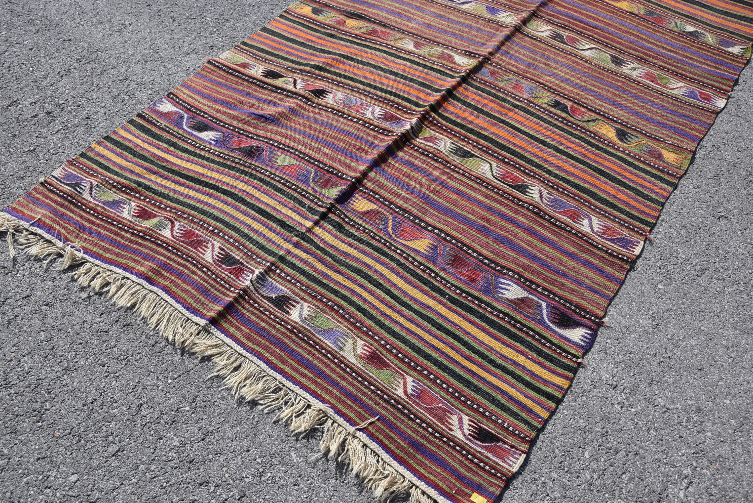 Yatak Odası Halıları, Vintage Halılar, Mutfak Halıları, Fas Halısı, Oturma Odası Halısı, 4.9x11.7 ft Büyük Halılar, Kilim, Yeşil Oushak Halısı, Türk Halıları