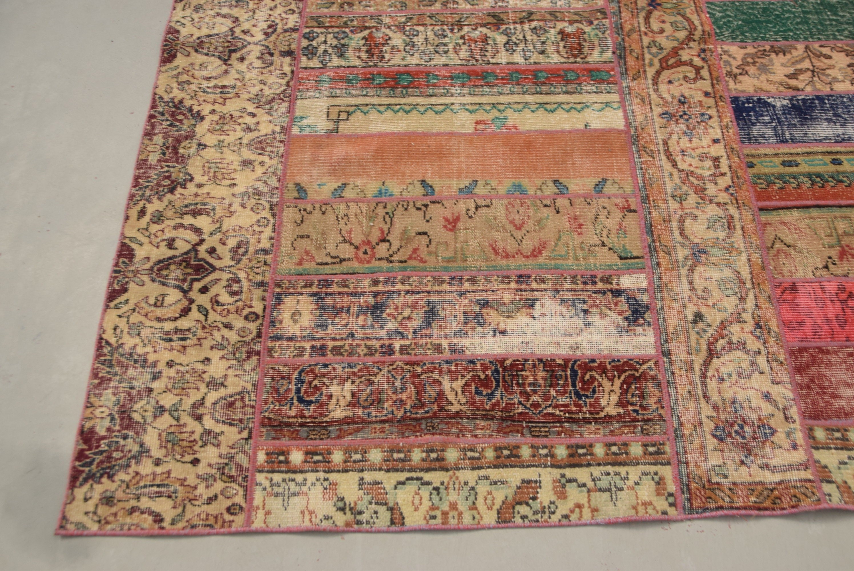 Oturma Odası Halısı, 9.6x13.1 ft Büyük Boy Halı, Boho Halı, Vintage Halılar, Türk Halıları, Salon Halıları, Mutfak Halıları, Yer Halısı, Gökkuşağı Oryantal Halı