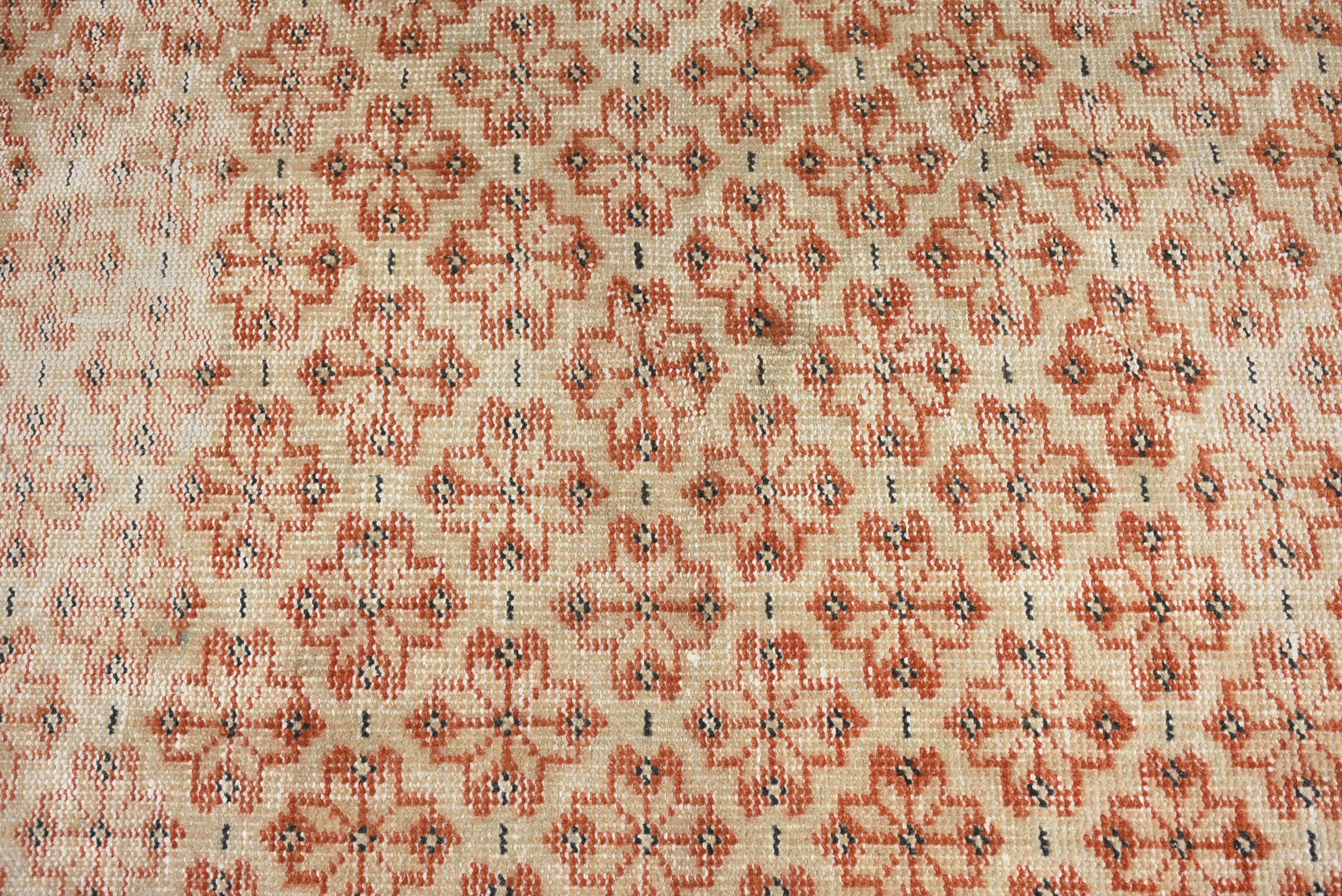 Kitchen Rugs, Nursery Rugs, Rugs for Entry, Beige Floor Rug, Turkish Rugs, Moroccan Rugs, Bright Rug, 2.6x6.2 ft Accent Rugs, Vintage Rug