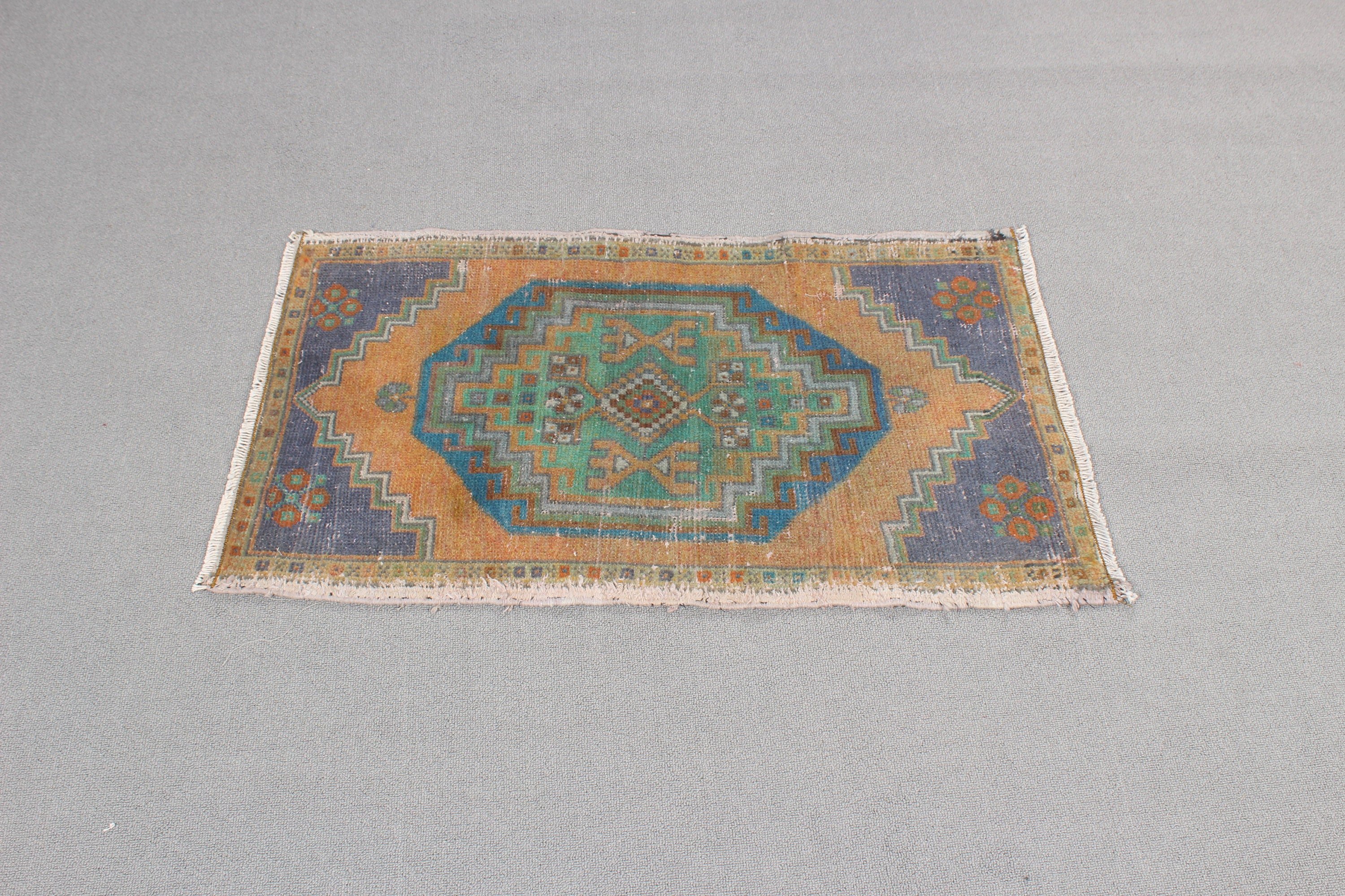 Vintage Rugs, Entry Rug, Turkish Rugs, Flatweave Rugs, Bath Rugs, Rugs for Bath, Bronze Moroccan Rug, 1.7x3 ft Small Rugs, Home Decor Rug