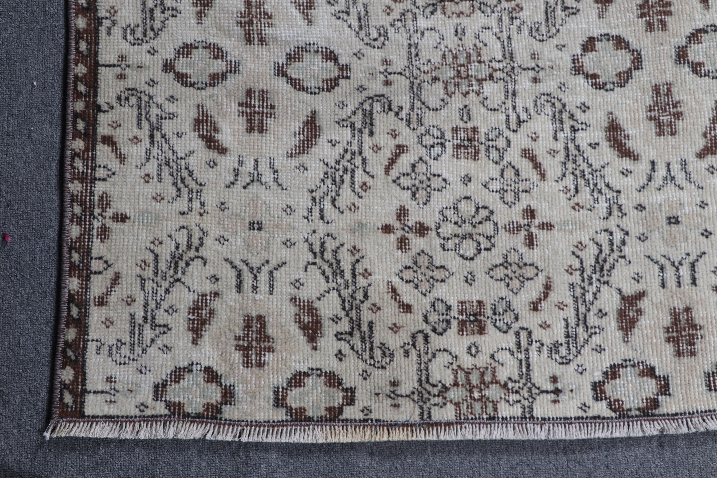 Çocuk Halısı, Vintage Halılar, 2,8x6,2 ft Vurgulu Halılar, Mutfak Halısı, Bej Fas Halısı, Parlak Halı, Oryantal Halı, Giriş Halısı, Türk Halıları