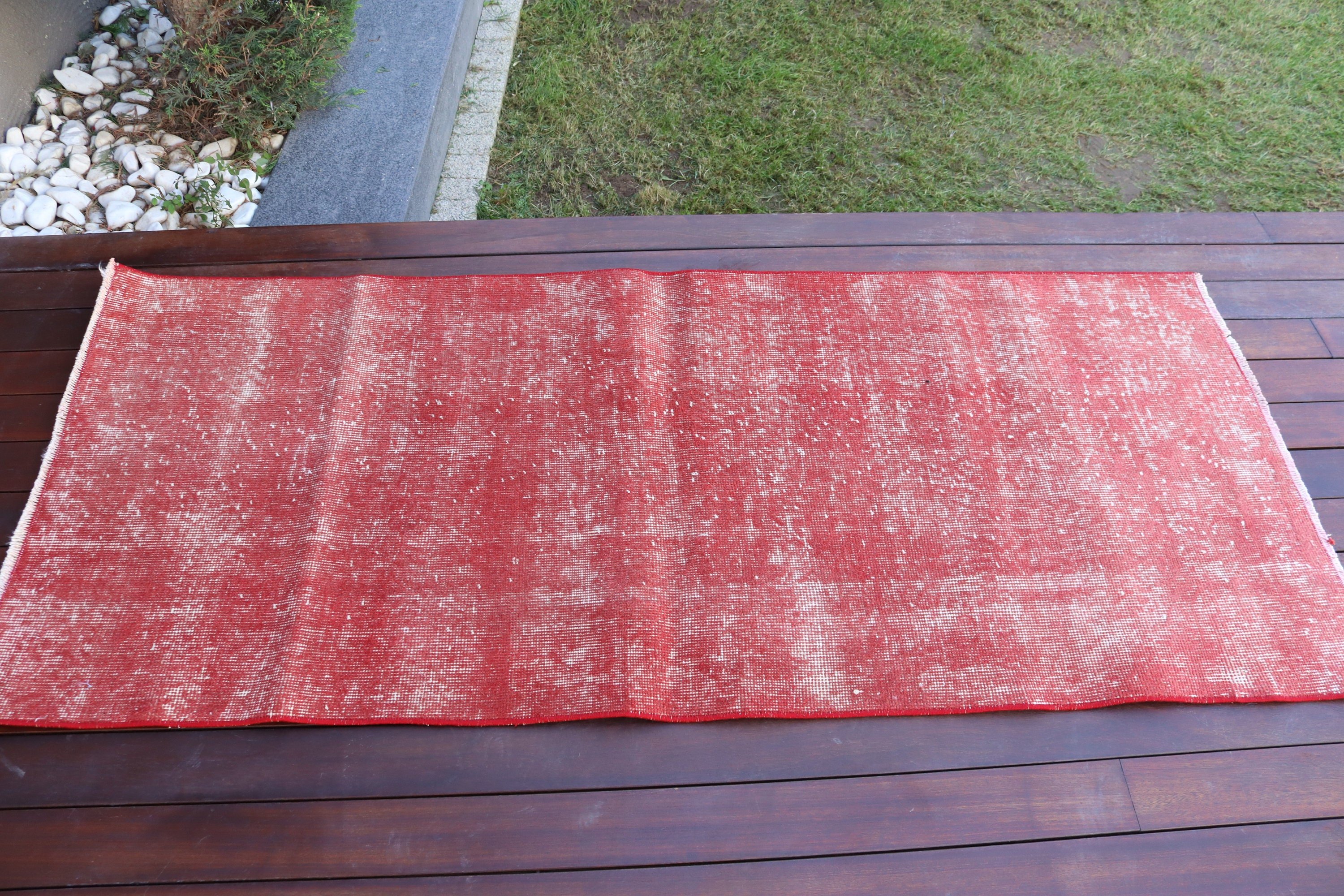 Boho Vurgulu Halılar, Türk Halıları, Fas Halısı, Boho Halısı, Mutfak Halıları, Kabile Halısı, 2,6x6 ft Aksan Halısı, Vintage Halılar, Kırmızı Yer Halıları