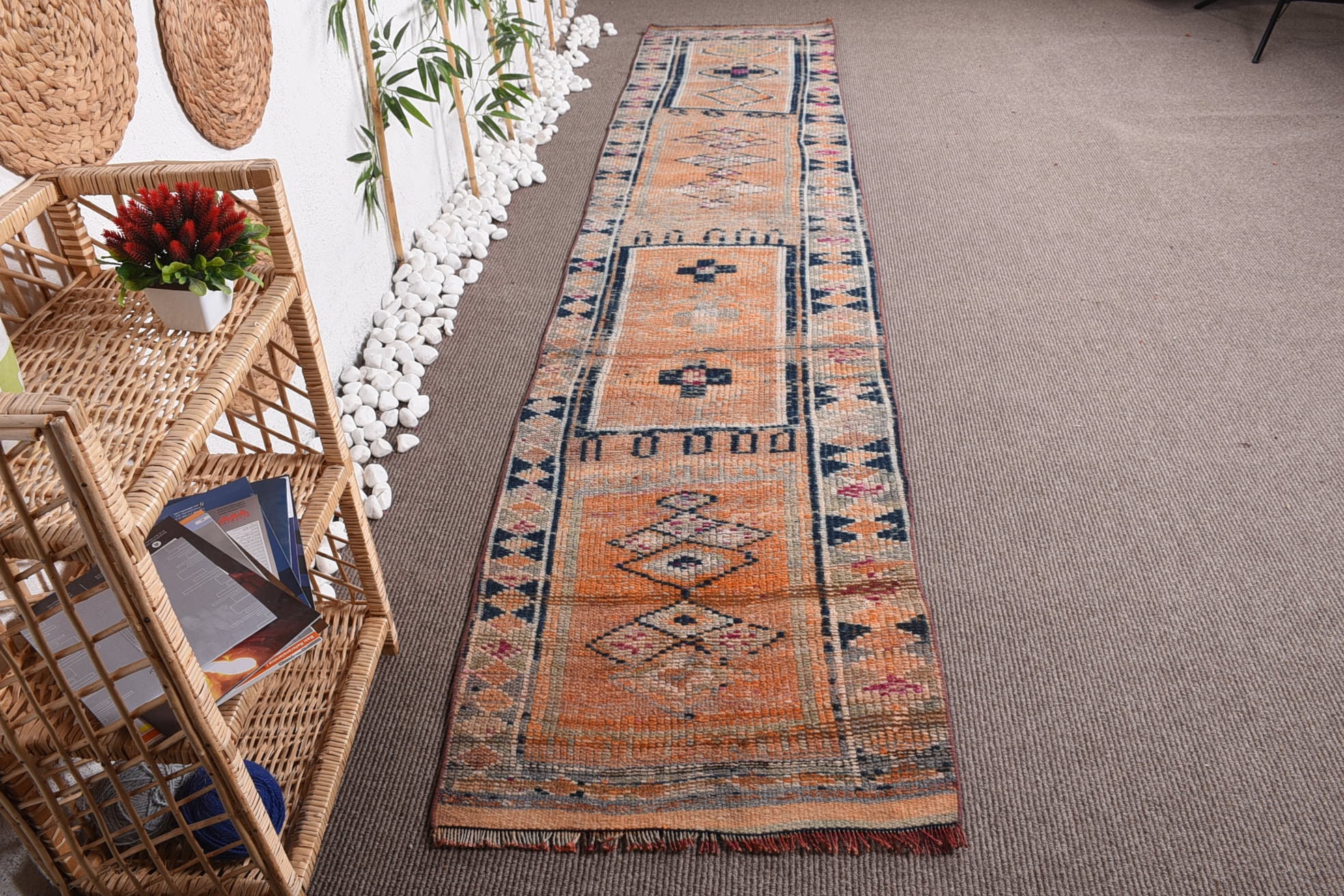Outdoor Rugs, Oushak Rugs, Anatolian Rugs, Vintage Rugs, Stair Rugs, 2.5x11.9 ft Runner Rugs, Kitchen Rugs, Turkish Rug, Rugs for Runner