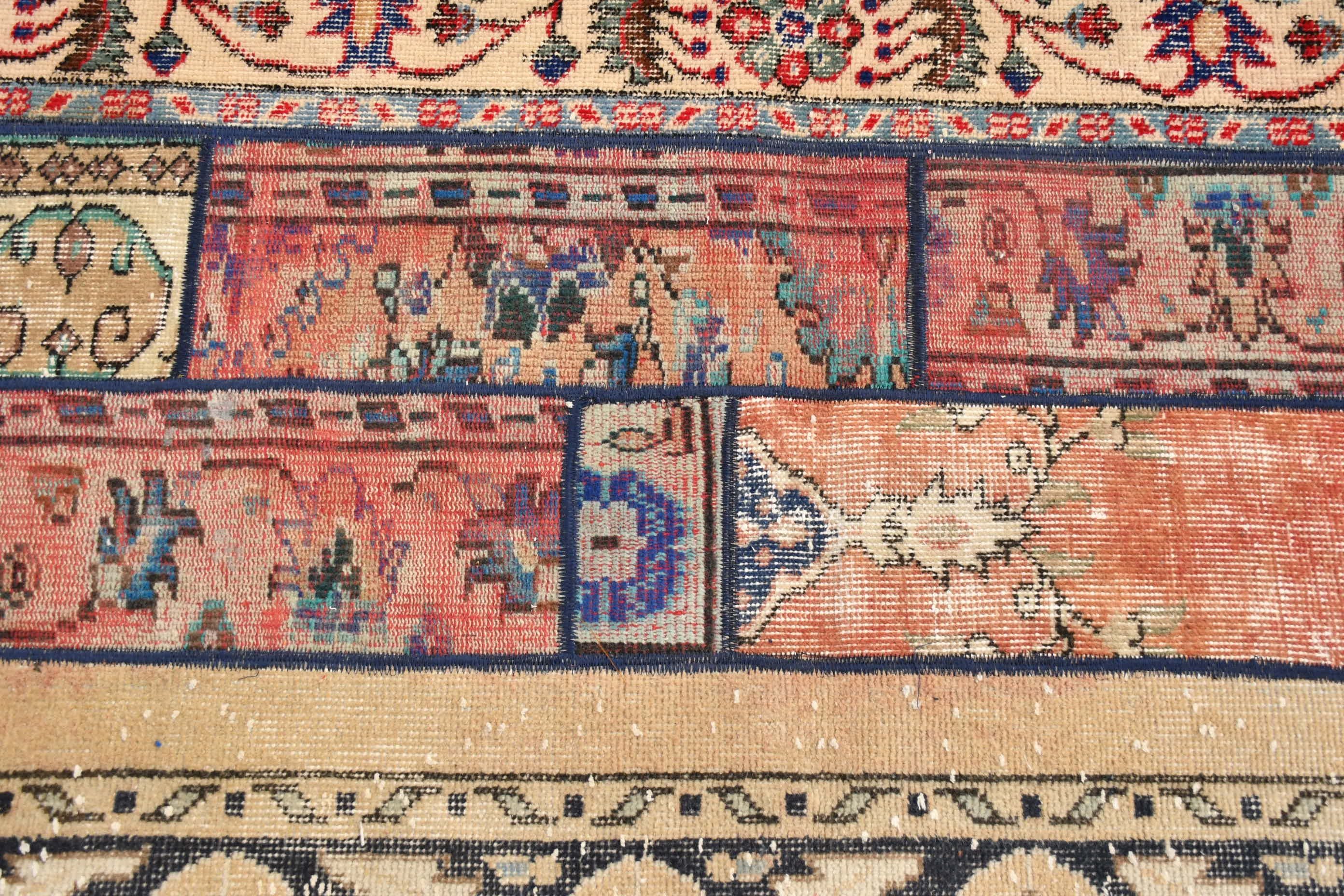 Oushak Rug, Rugs for Hallway, Red Home Decor Rugs, Vintage Rug, Stair Rugs, Anatolian Rug, 2.7x7 ft Runner Rugs, Hallway Rug, Turkish Rug