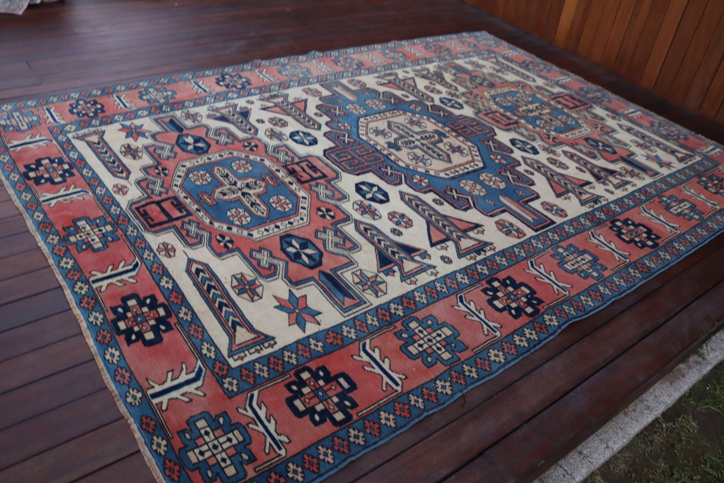 Türk Halısı, Fas Halısı, Bej 6.5x9.1 ft Büyük Halılar, Oturma Odası Halısı, Salon Halıları, Dış Mekan Halıları, Vintage Halı, Antika Halılar