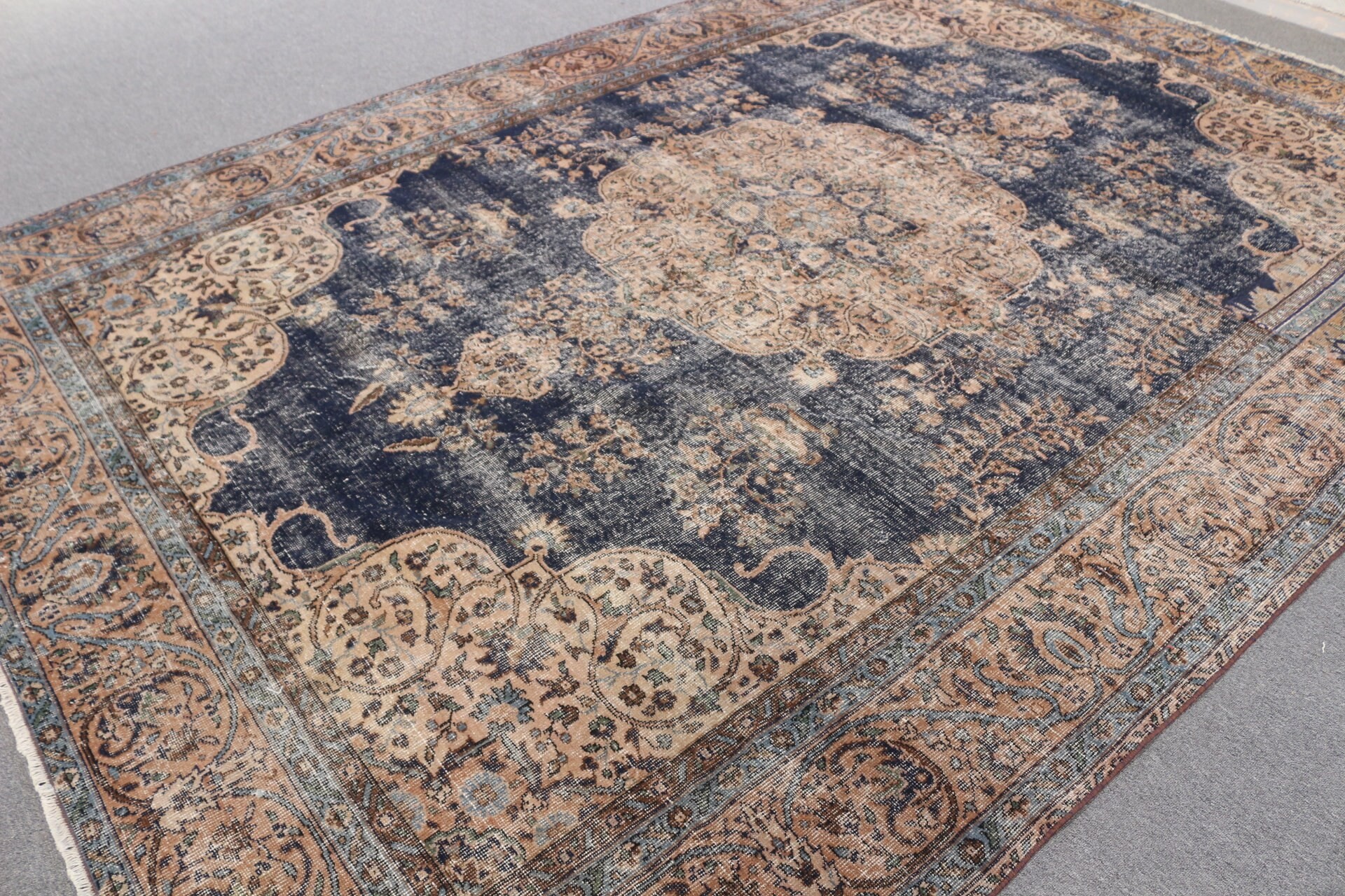 8.2x11.6 ft Oversize Rug, Salon Rug, Kitchen Rug, Brown Bedroom Rug, Oriental Rug, Old Rug, Vintage Rug, Turkish Rug, Living Room Rug