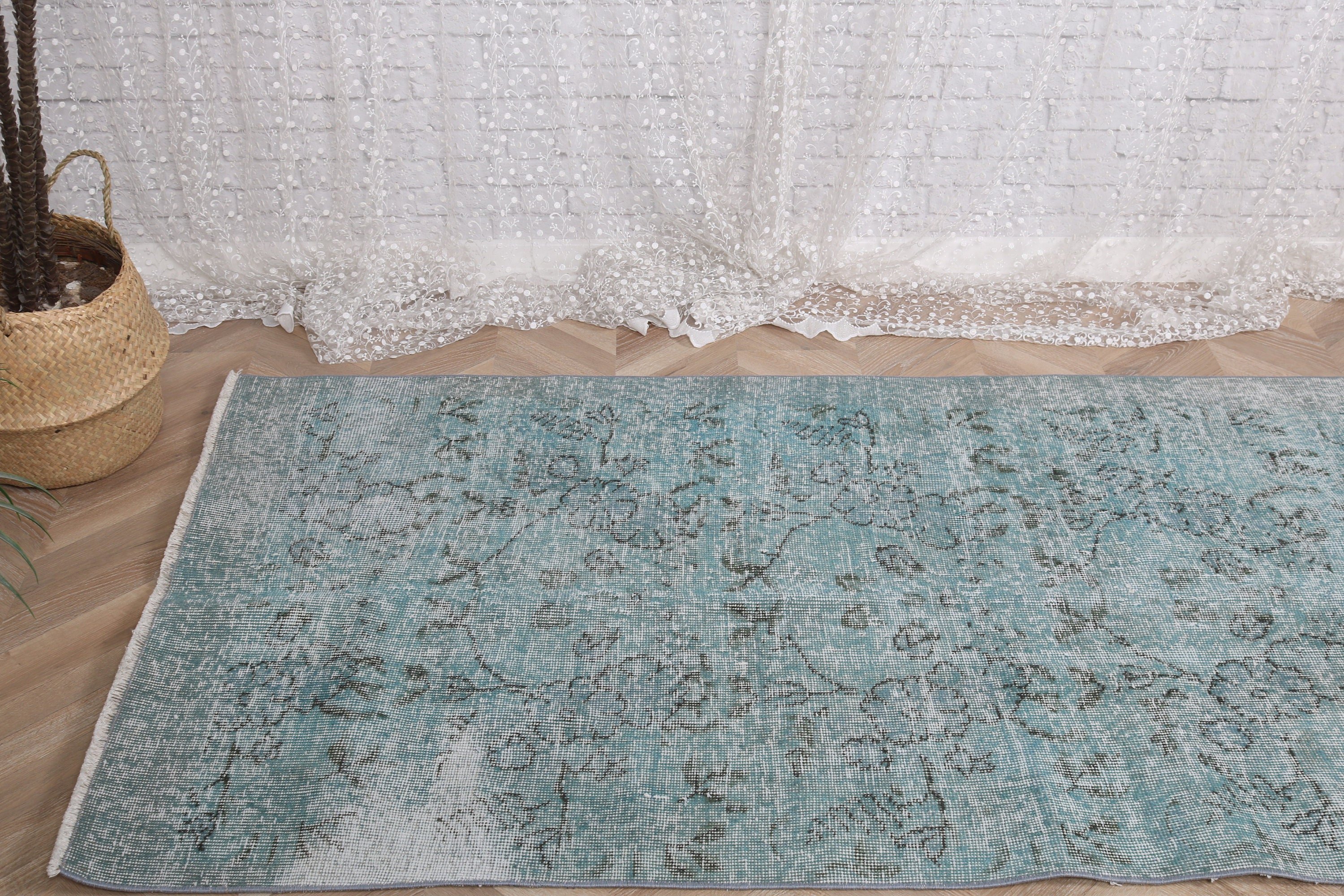 Türk Halısı, Yeşil Oryantal Halı, Giriş Halıları, Açıklama Halıları, Vintage Halı, Vintage Vurgulu Halılar, Aztek Halısı, 3,4x6,8 ft Aksan Halısı, Lüks Halı