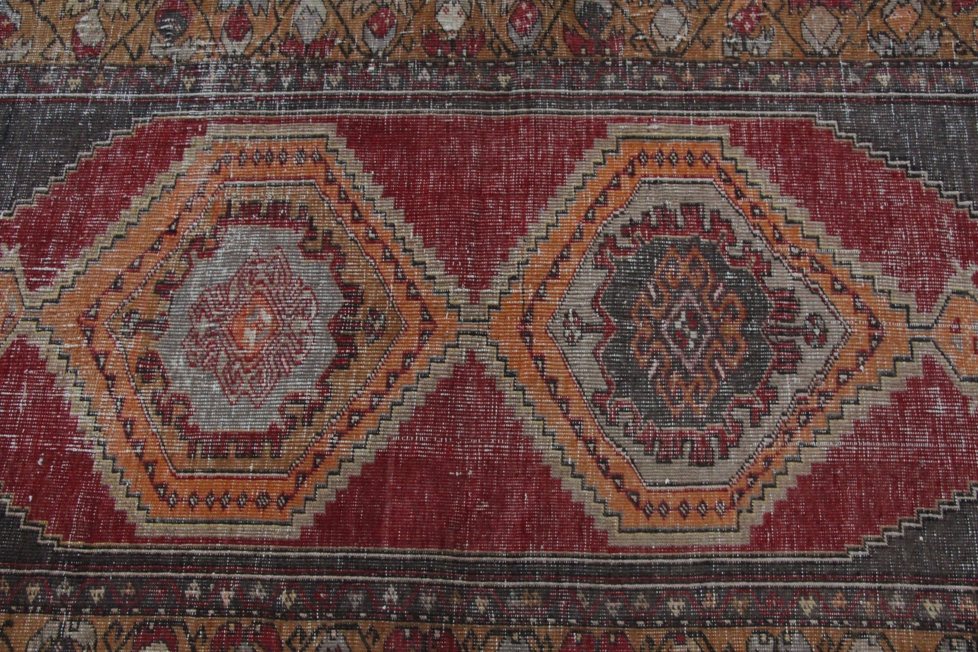 Anatolian Rug, 3.1x6.8 ft Accent Rug, Floor Rug, Vintage Rug, Wool Rug, Turkish Rugs, Rugs for Bedroom, Nursery Rug, Red Bedroom Rug