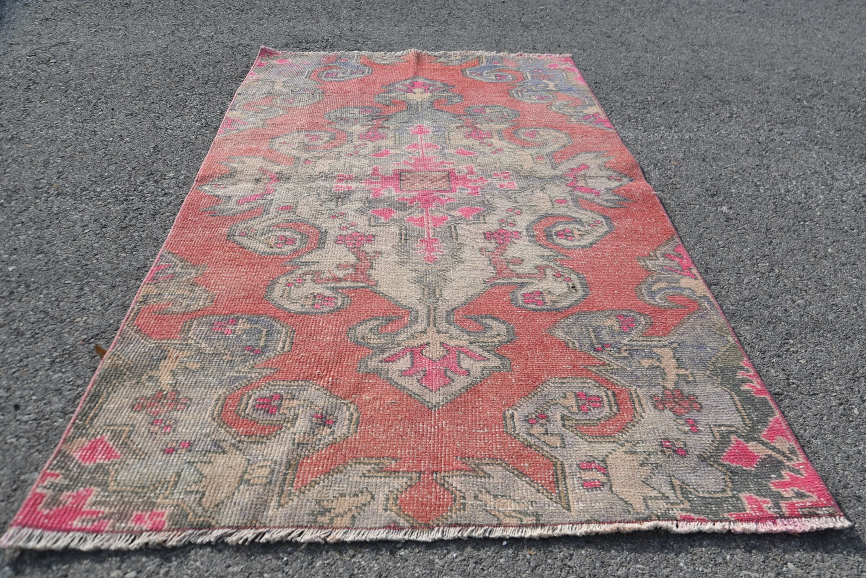 Vintage Halılar, Mutfak Halısı, Havalı Halı, Çocuk Odası Halıları, Türk Halısı, 3,6x6,3 ft Accent Halıları, Oushak Halısı, Vintage Fas Halısı, Yatak Odası Halıları