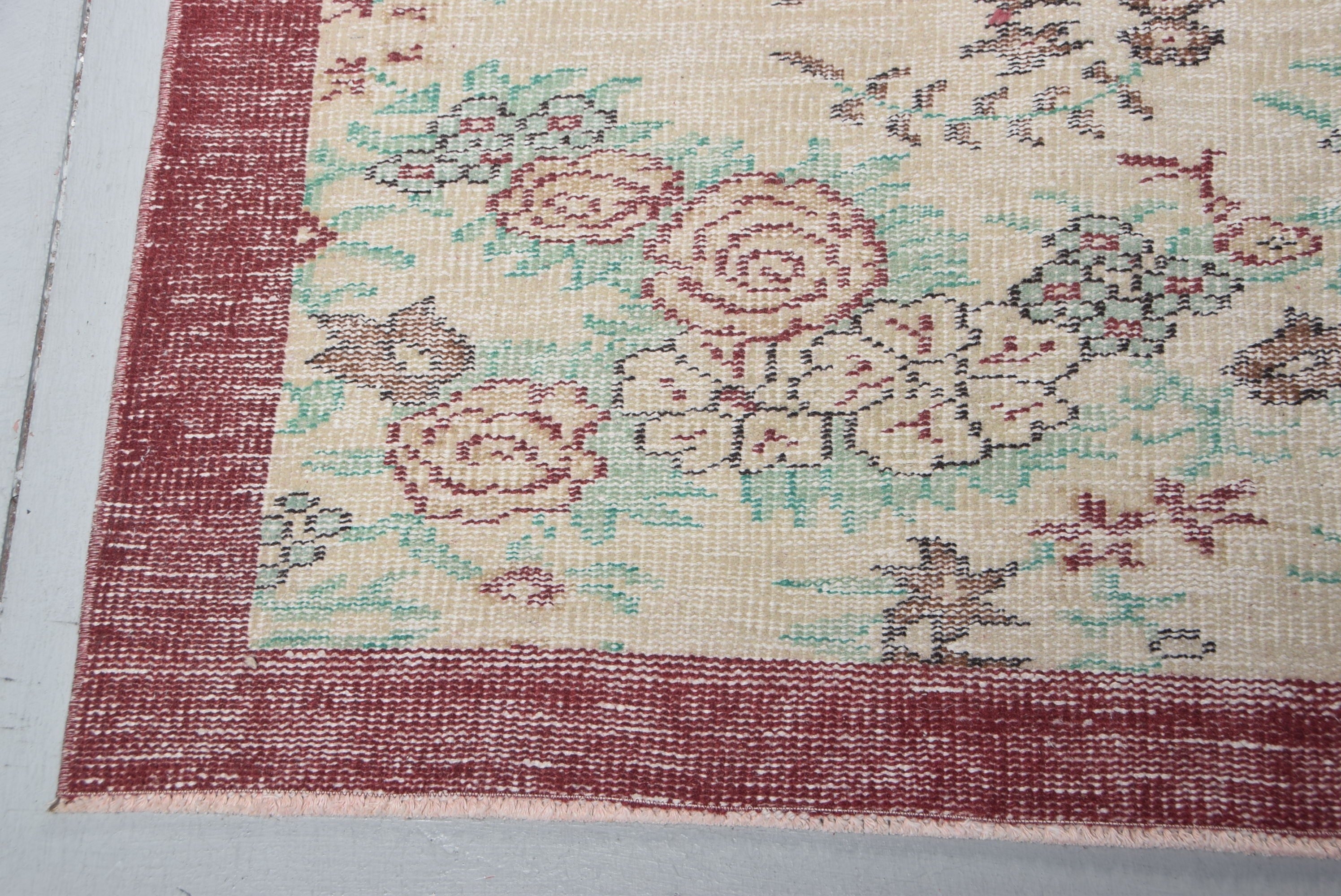 Purple Oriental Rug, Turkish Rugs, Moroccan Rug, Living Room Rugs, Dining Room Rugs, Wool Rugs, Dorm Rug, Vintage Rug, 5.2x8.4 ft Large Rug