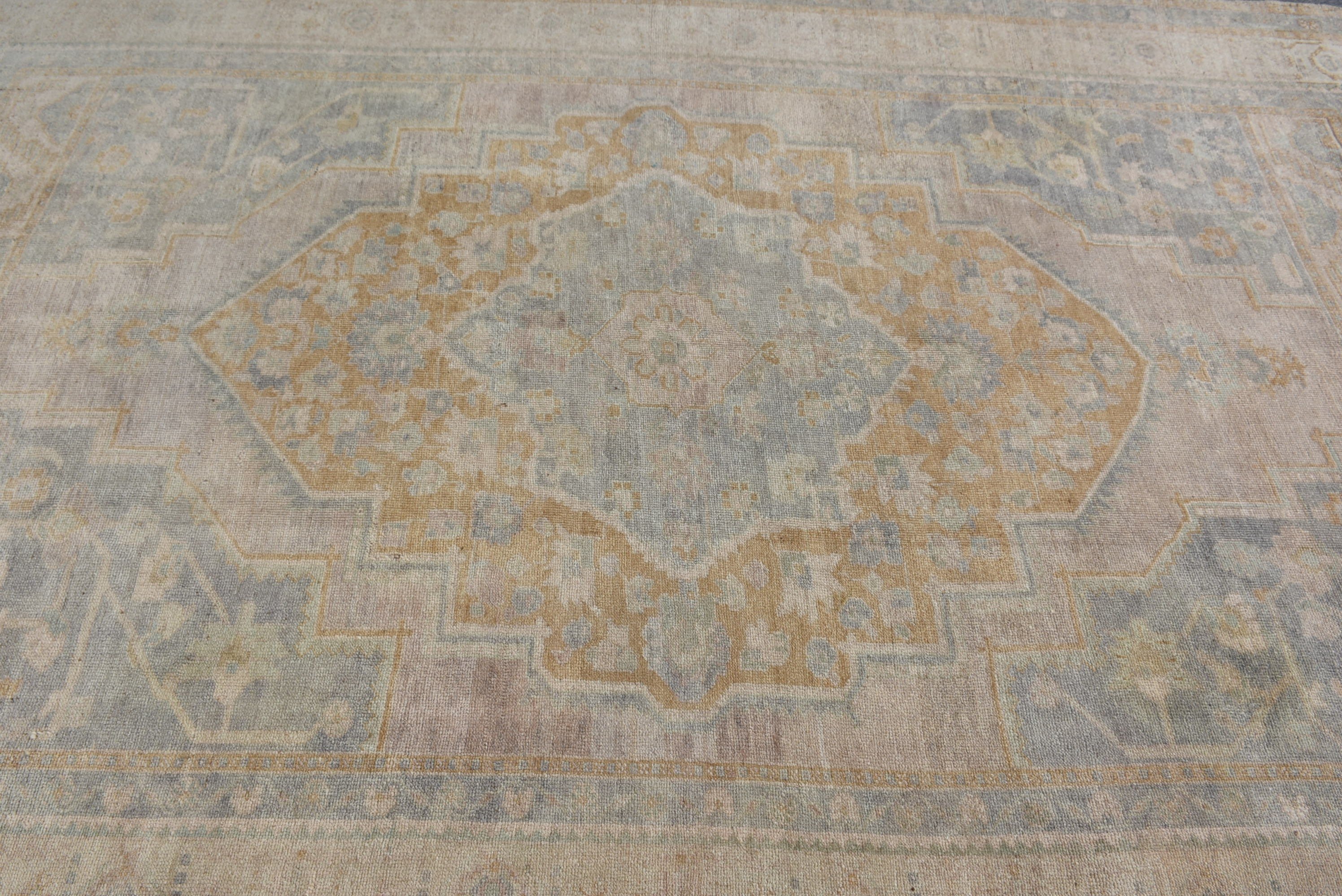 Living Room Rug, Vintage Rugs, Green Moroccan Rugs, Dining Room Rug, 6.6x10 ft Large Rugs, Turkish Rug, Office Rug, Wool Rug, Floor Rug