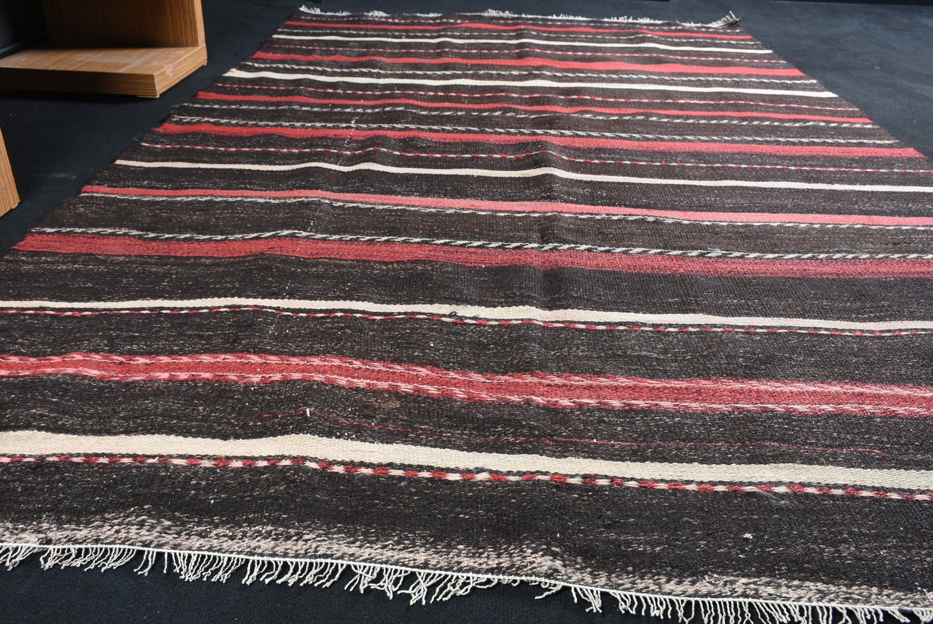 Salon Halıları, Türkiye Halısı, Kahverengi Yer Halıları, Oturma Odası Halıları, Kilim, Vintage Halı, 5.8x9 ft Büyük Halılar, Fas Halıları, Yer Halısı, Türk Halısı