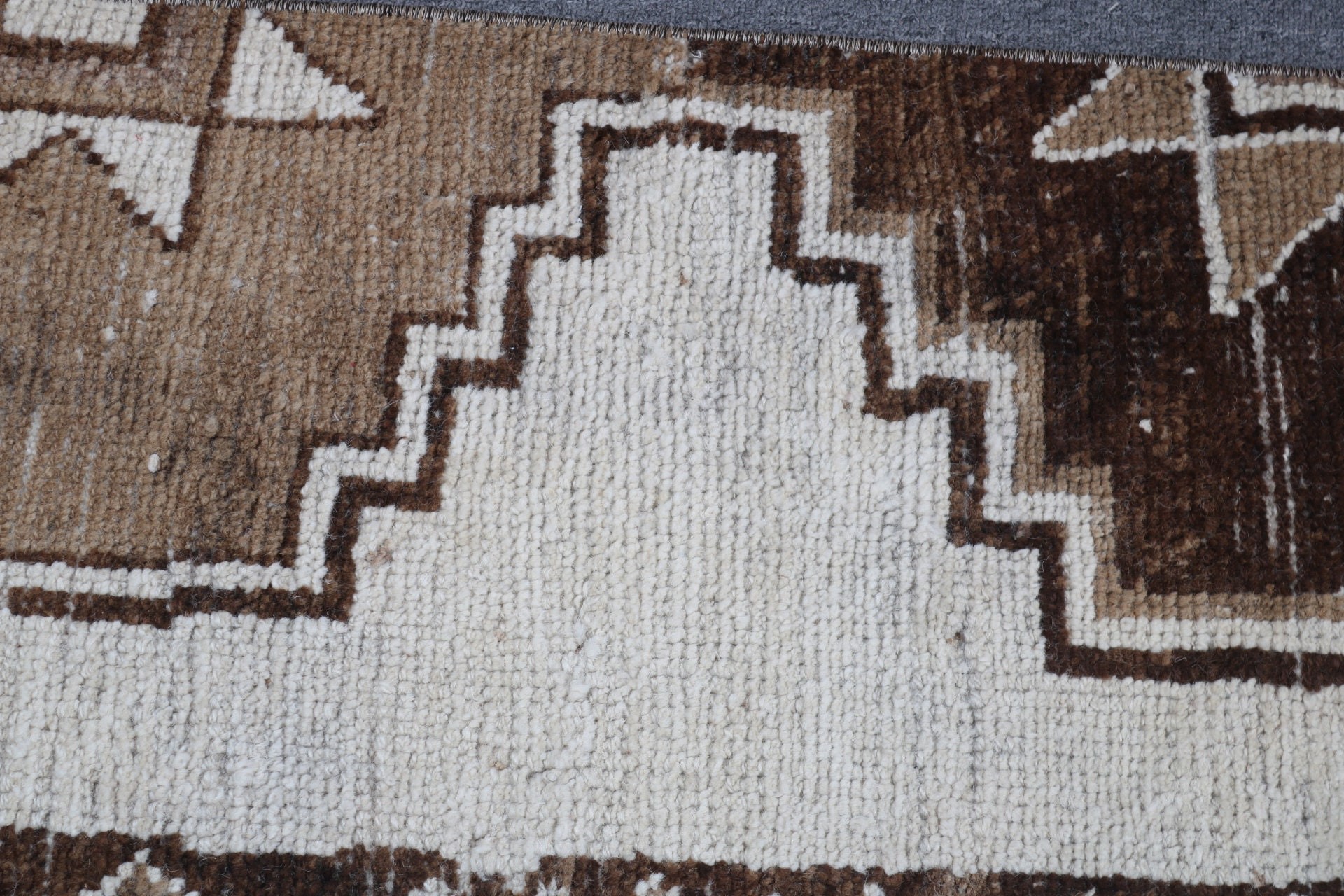 Beige Handwoven Rug, Handwoven Rugs, Turkish Rug, Vintage Rugs, Wall Hanging Rug, Small Area Rug, 1.5x3.7 ft Small Rug, Kitchen Rugs