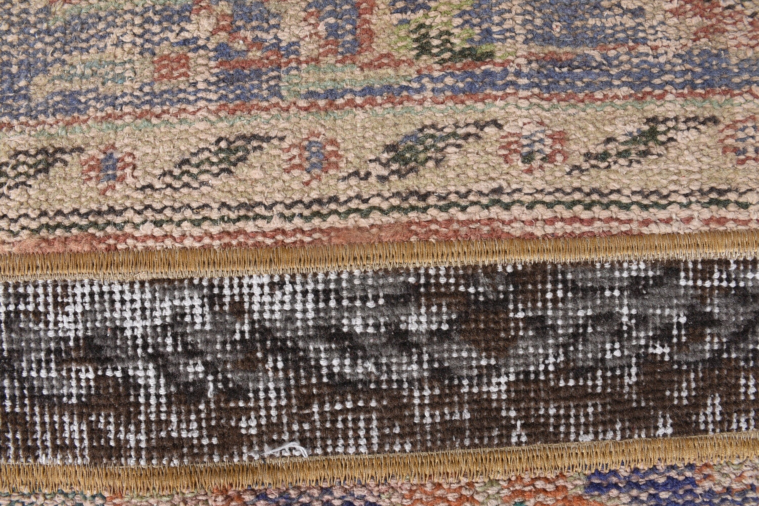 Orange Oriental Rugs, Wool Rugs, Cool Rug, Rugs for Kitchen, Bedroom Rug, Vintage Rugs, Door Mat Rug, Turkish Rug, 1.7x4 ft Small Rug