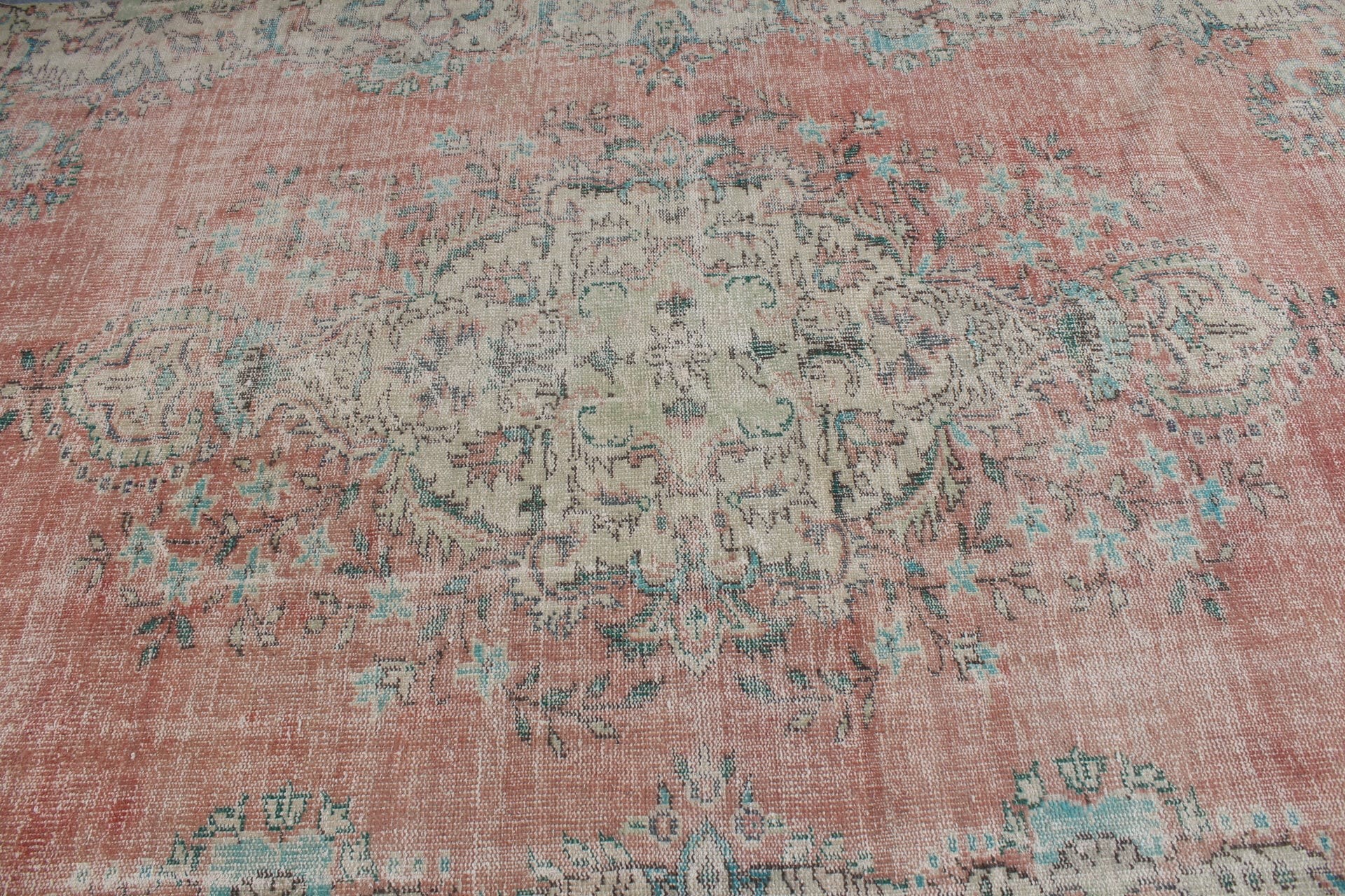 Dining Room Rug, Cute Rugs, Anatolian Rugs, Turkish Rugs, Salon Rug, Red  6.7x10.9 ft Oversize Rugs, Floor Rug, Vintage Rugs