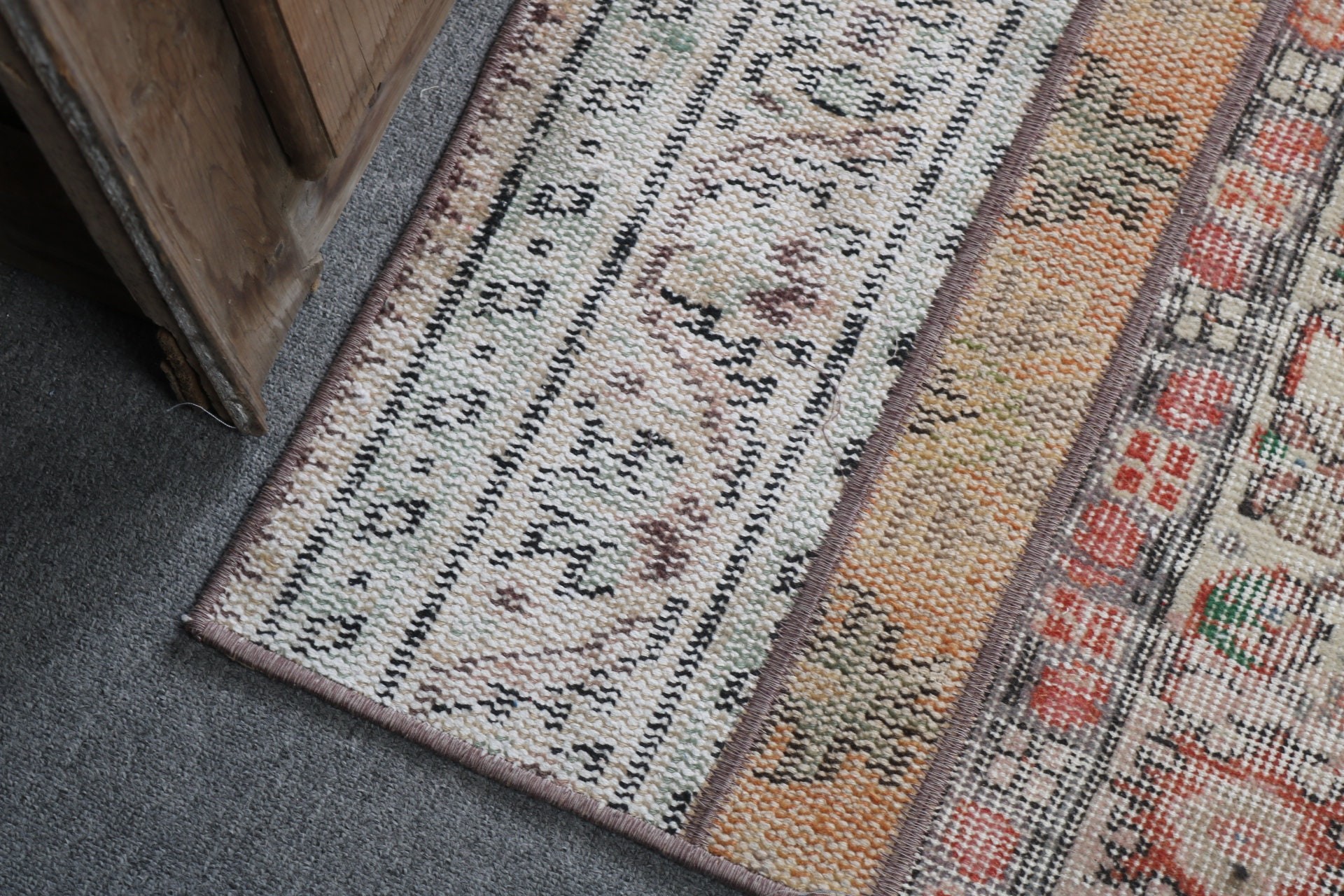 Rugs for Small Area, 2.7x3.2 ft Small Rug, Turkish Rug, Beige Luxury Rug, Entry Rugs, Antique Rugs, Vintage Rugs, Bedroom Rug, Cool Rug