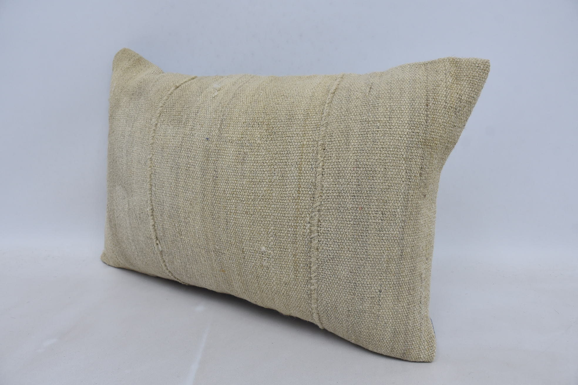 Boho Chic Cushion, Interior Designer Pillow, Boho Pillow Sham Cover, Vintage Pillow, Ethnic Pillow Case, 16"x24" Beige Pillow Cover