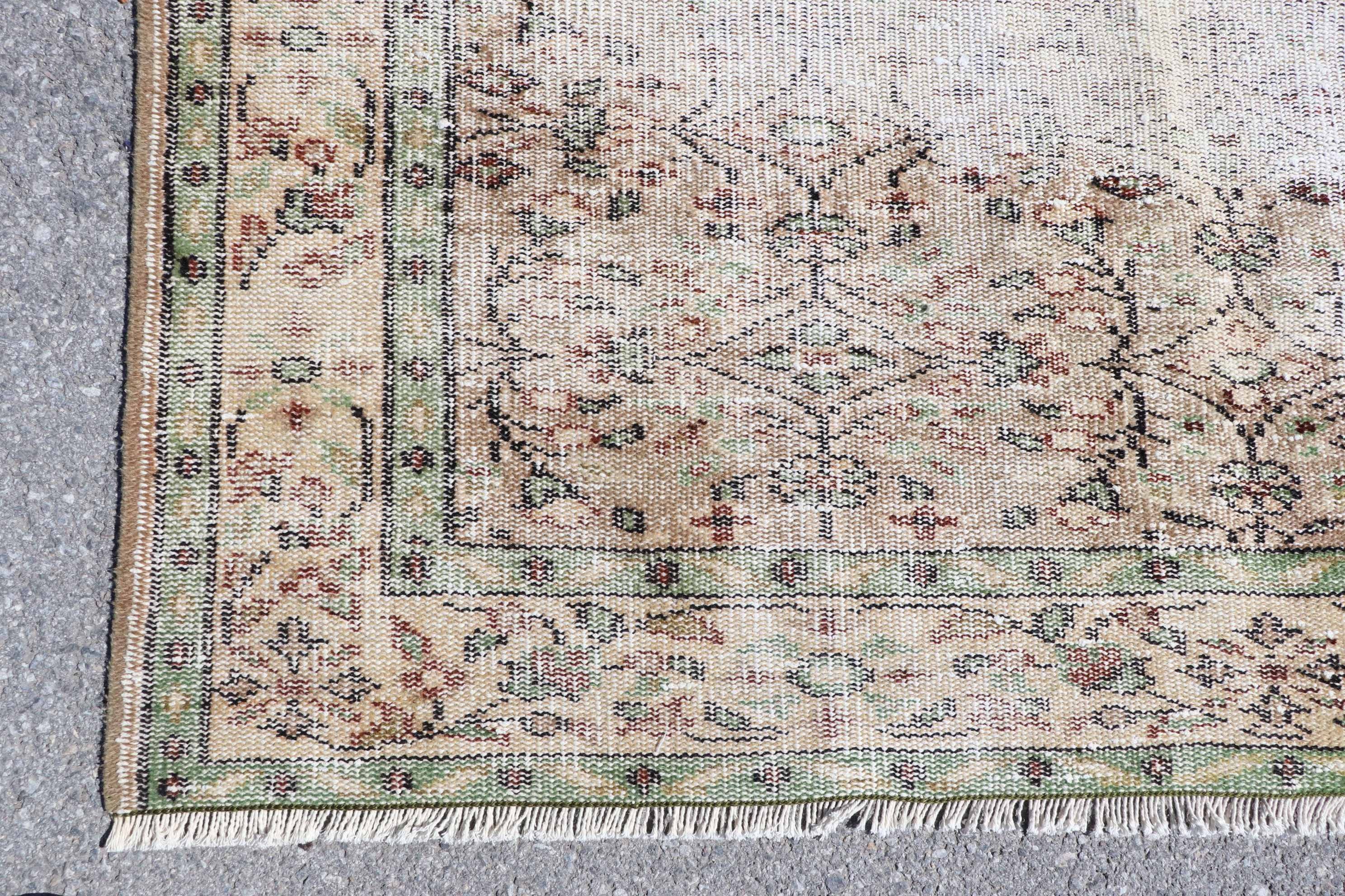 Moroccan Rug, Bedroom Rug, 5x8.7 ft Large Rug, Vintage Rug, Turkish Rugs, Salon Rug, Beige Home Decor Rug, Muted Rug, Dining Room Rug