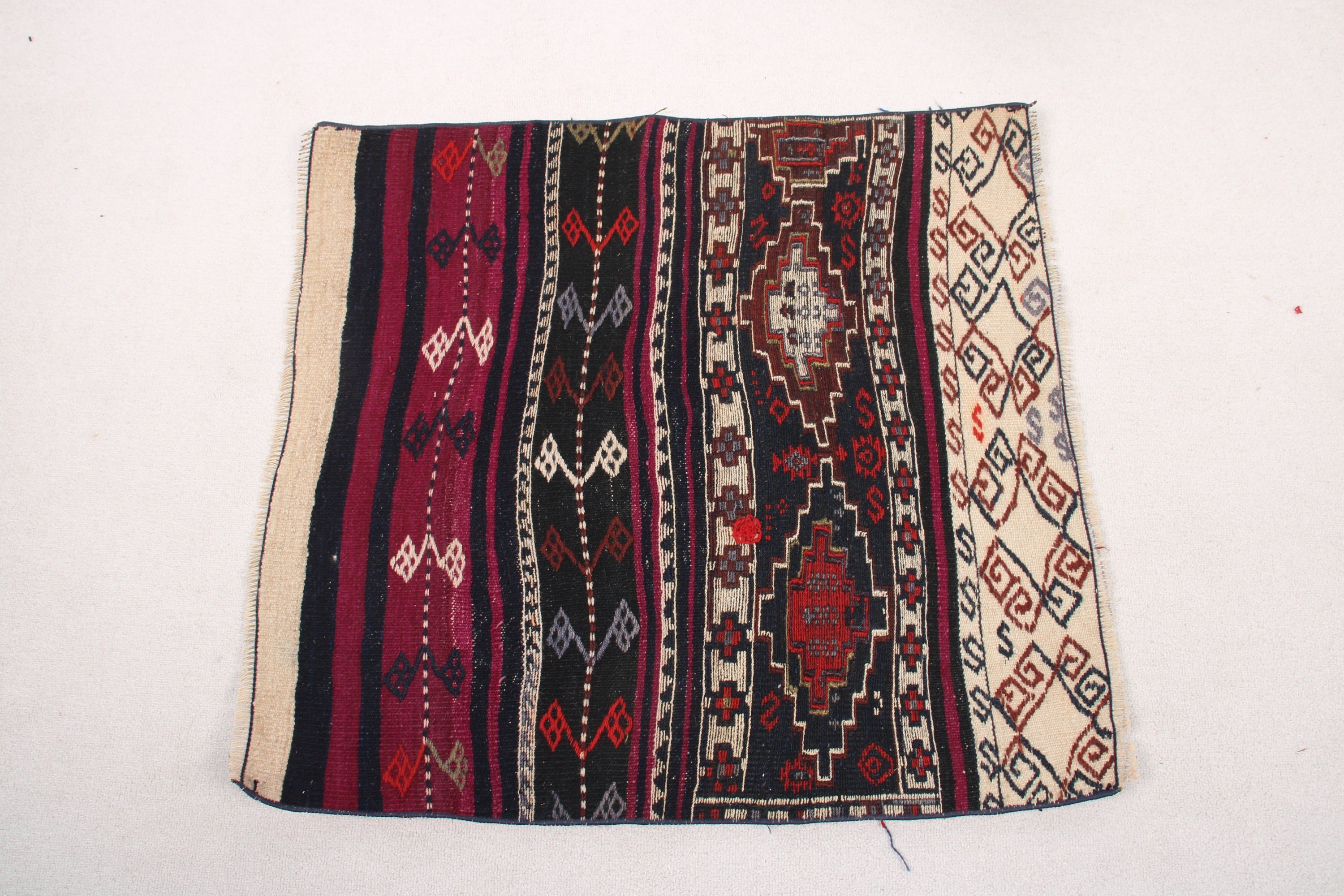 Türk Halısı, Siyah Nötr Halılar, 2,6x2,8 ft Küçük Halılar, Ofis Halısı, Vintage Halılar, Antika Halılar, Küçük Boho Halılar, Mutfak Halısı, Yatak Odası Halısı